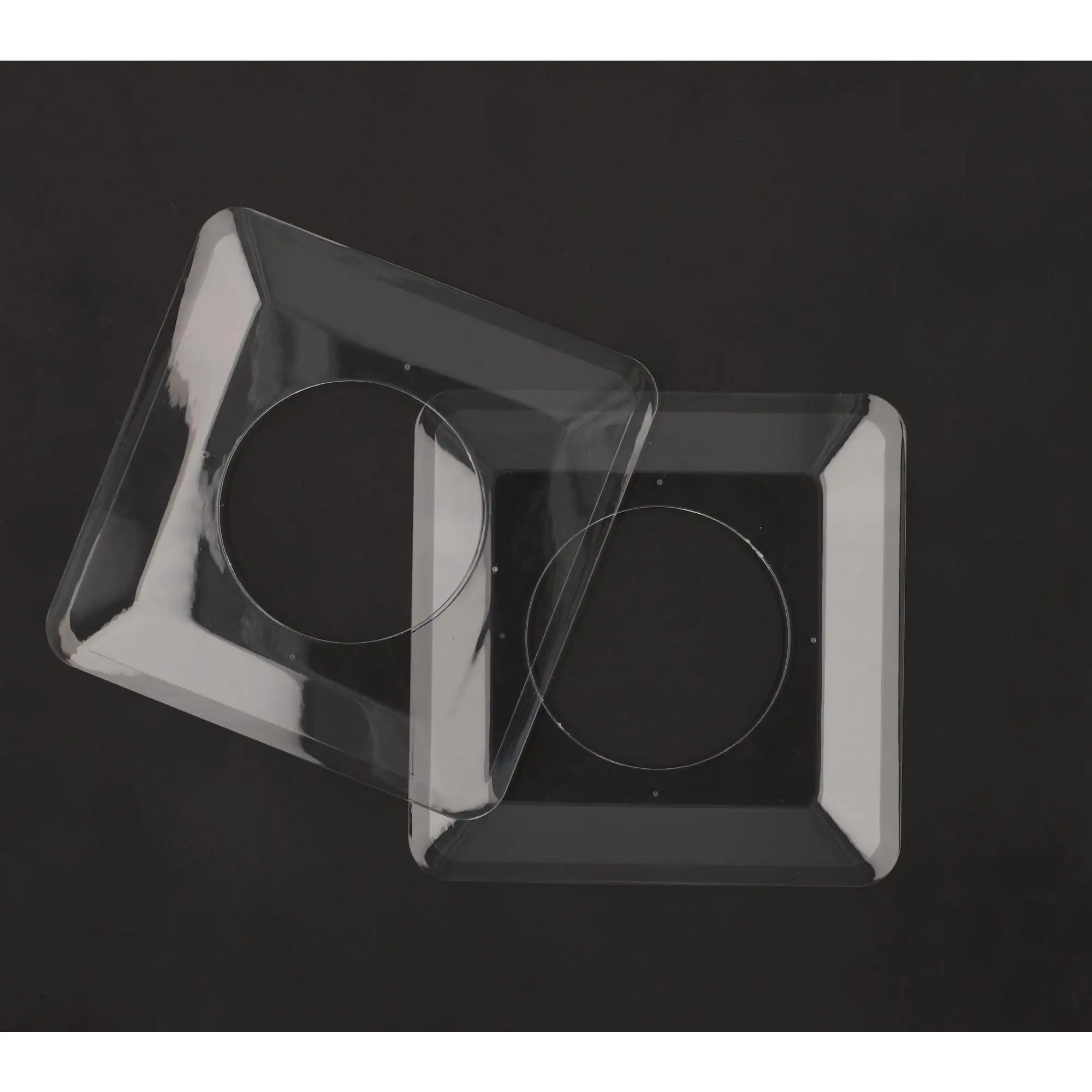 Tapetenschoner 1-fach transparent 2x