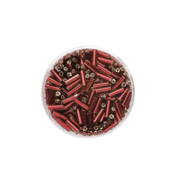Glorex Stifte Silbereinzug 6 mm 17 g, rot