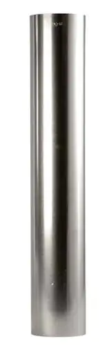 FireFix Ofenrohr Ø 120 mm, 50 cm, feueraluminiert