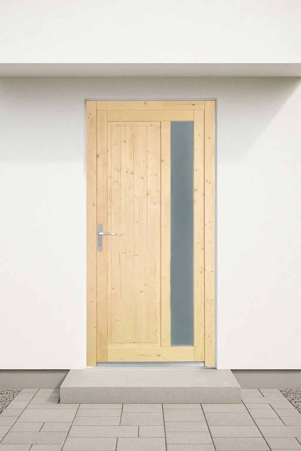 Panto Nebeneingangstür Holz 511 98 x 198 cm DIN links