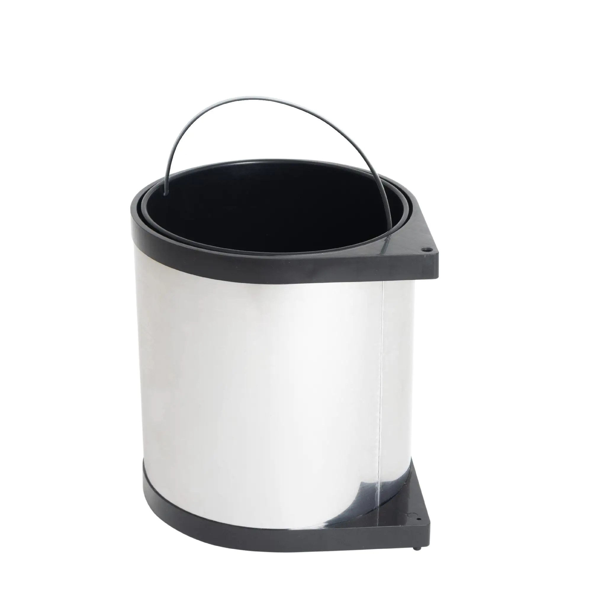 TrendLine Einbaumülleimer 12 L Edelstahl