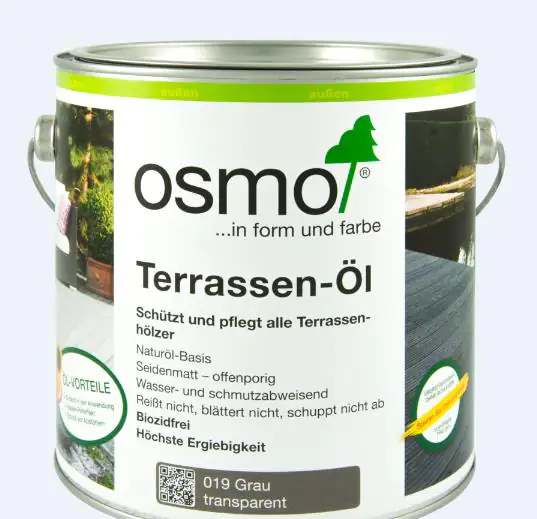 Osmo Terrassen-Öl 2,5 L grau