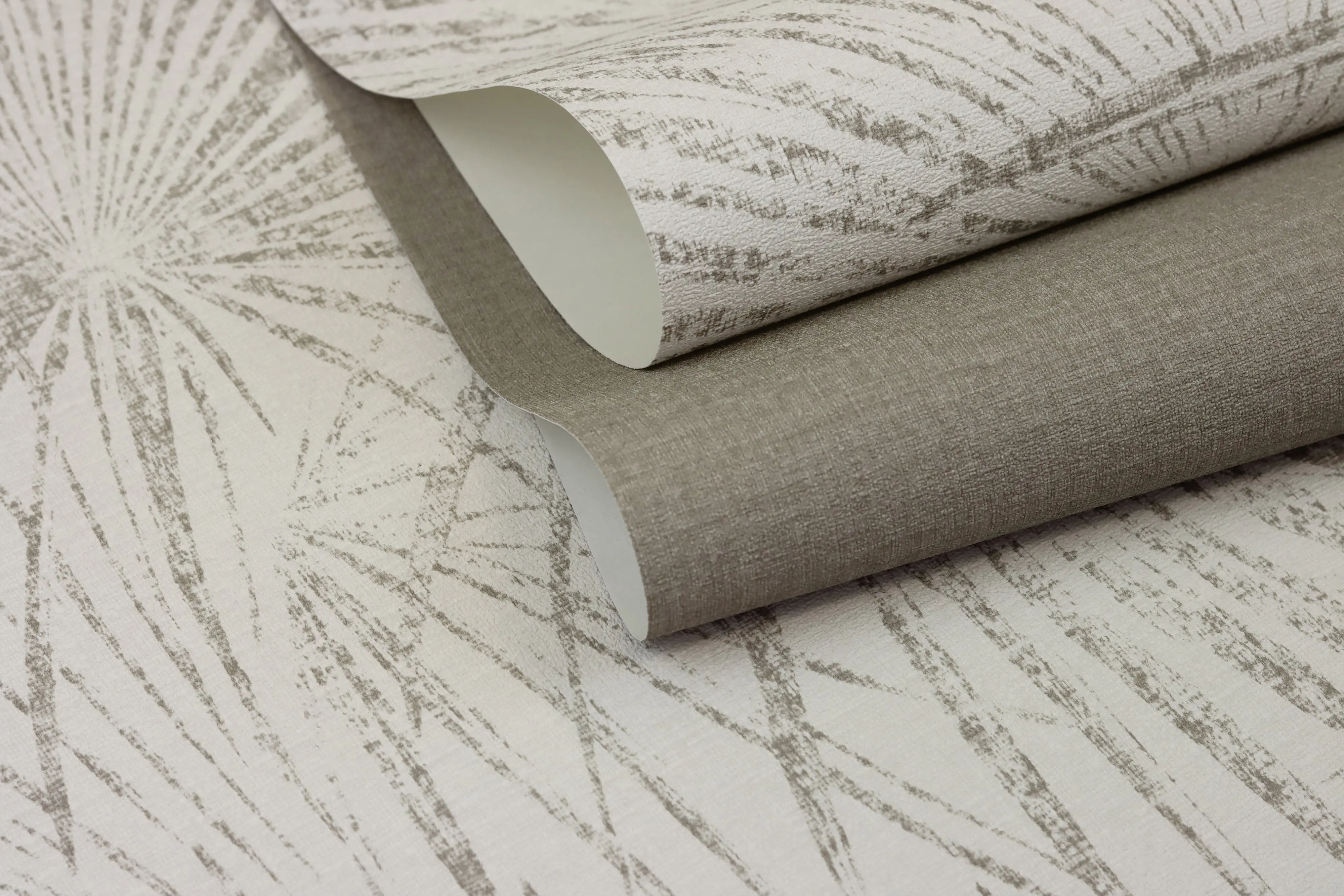 Rasch Vliestapete 555868 Beige-Leinen dunkel Uni 10,05 m x 0,53 m