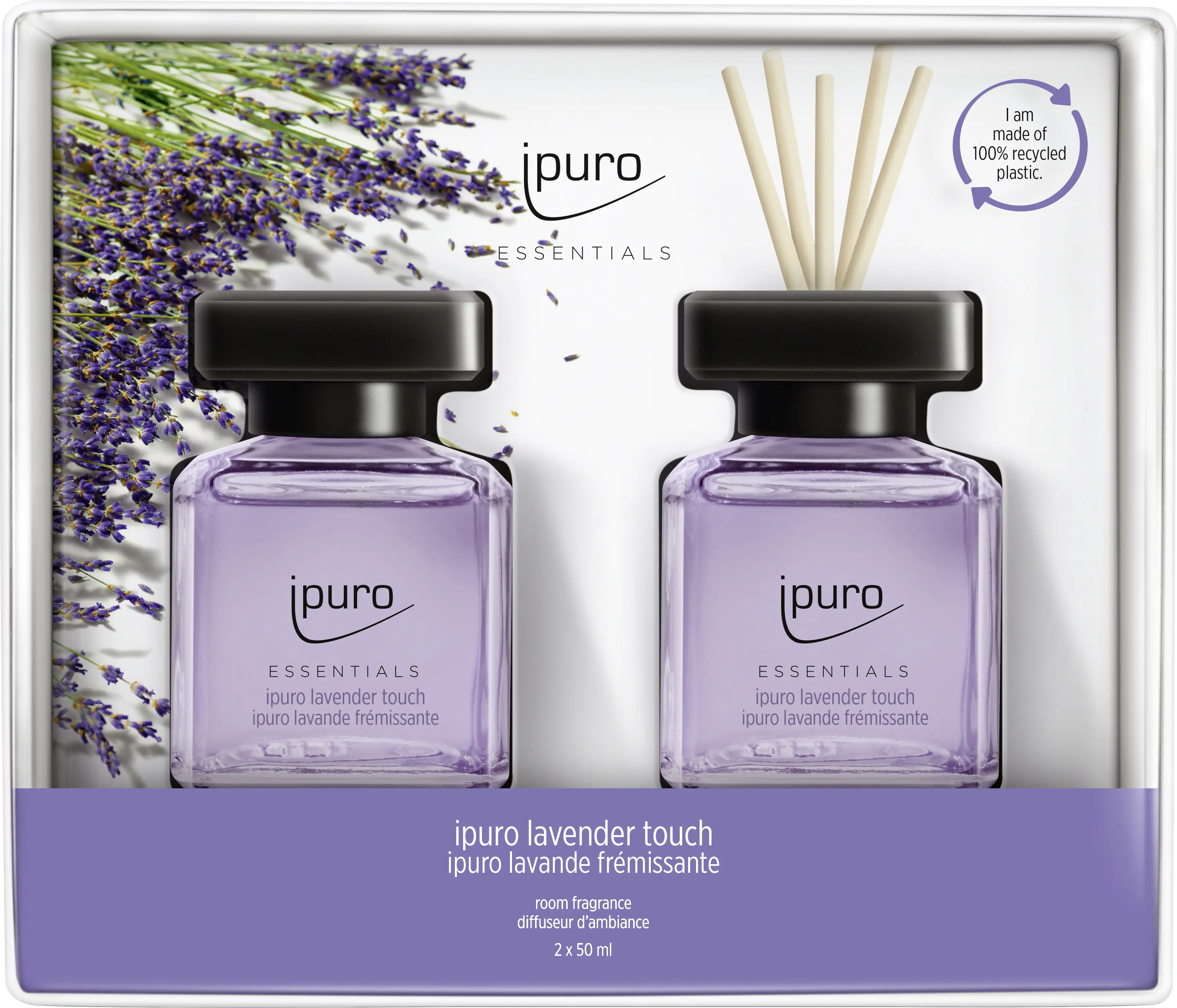 ipuro Raumduft Essentials Set Lavender Touch 2 x 50 ml