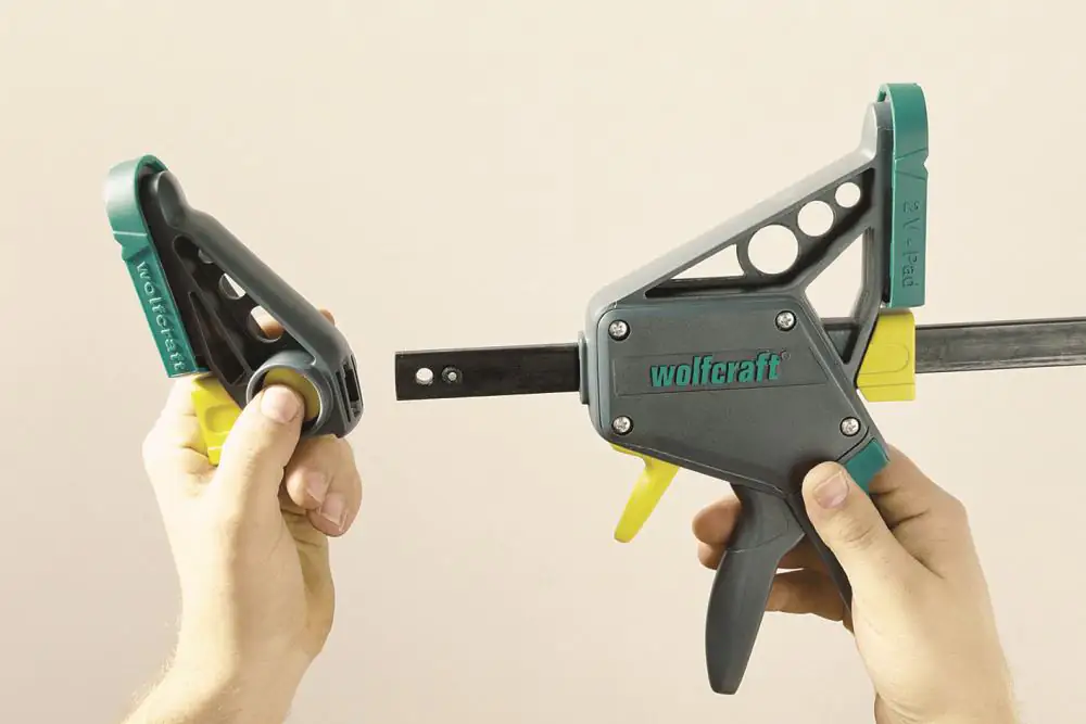 Wolfcraft Einhandzwinge Pro Dehnbereich 21 - 41 cm 450 mm