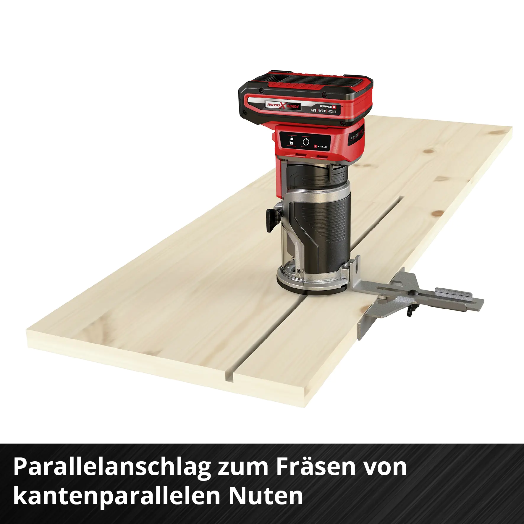 Einhell Professional Akku-Kantenfräse TP-ET 18 Li BL Solo 18 V