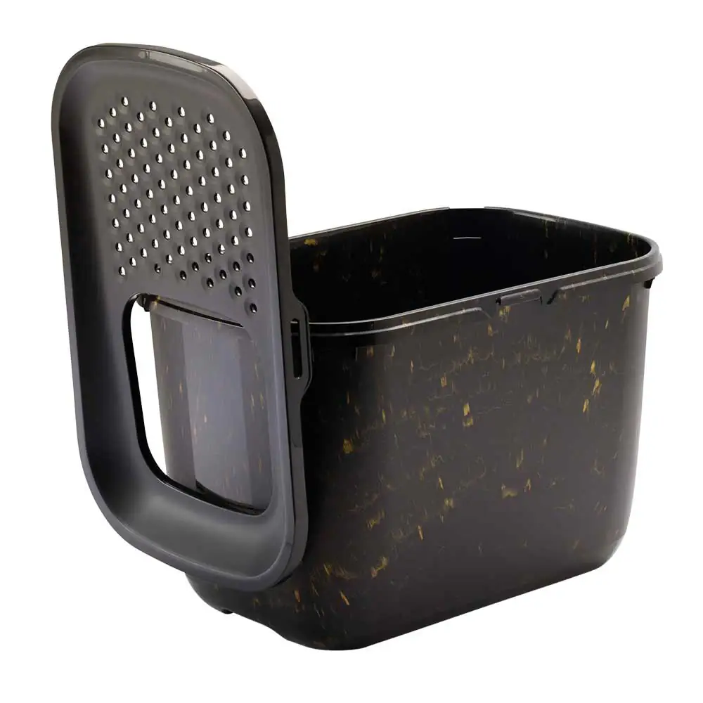Nobby Katzentoilette Hop In schwarz/gold