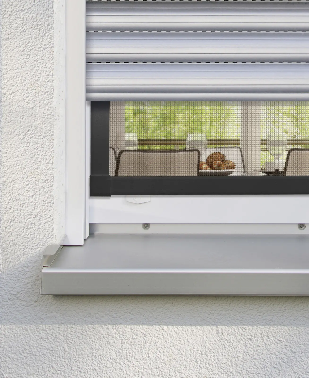 Schellenberg Eckverbinder-Set PREMIUM anthrazit