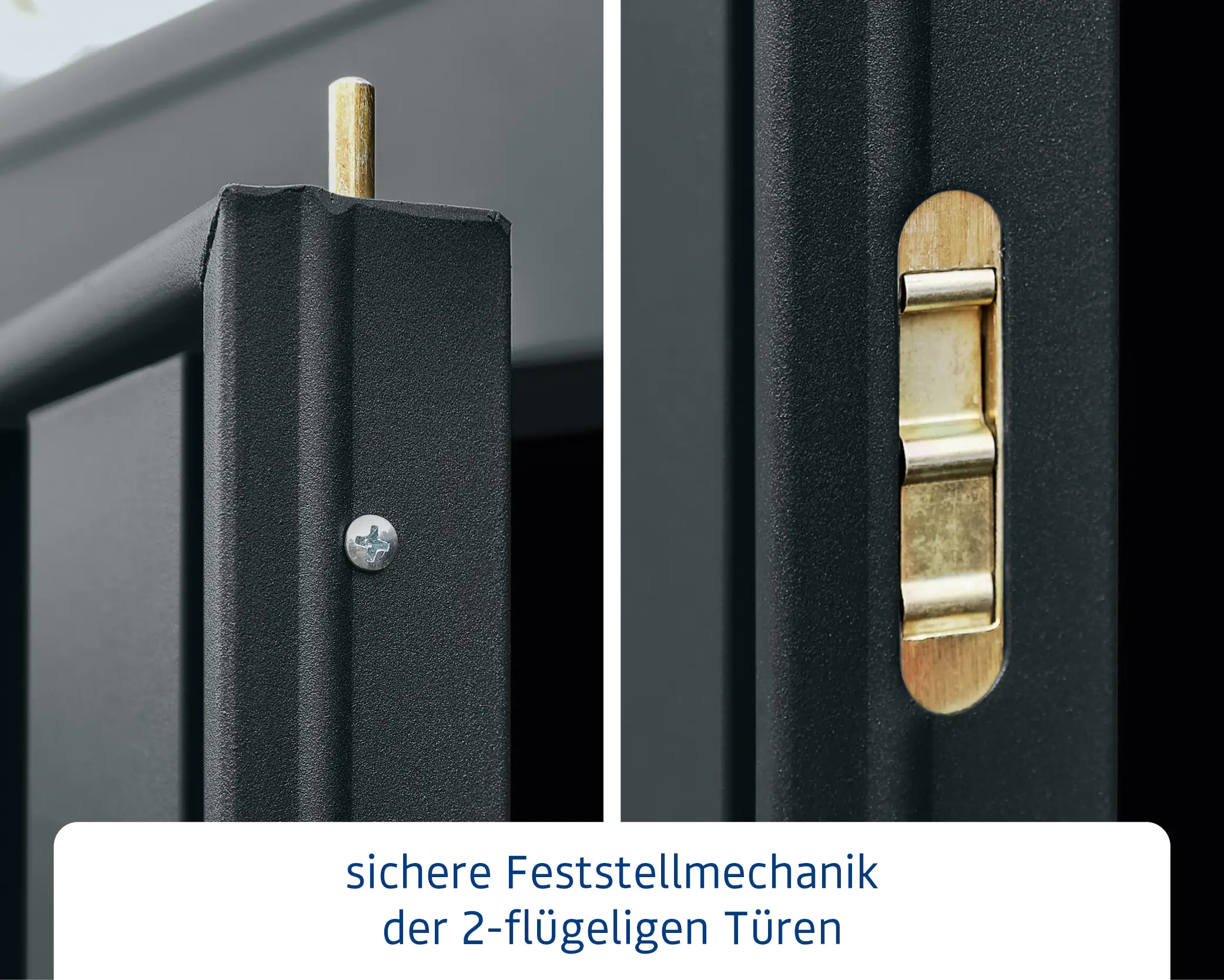 EcoStar Gerätehaus Trend-P Typ 3 anthrazitgrau 312,7 x 283,4 x 232,3 cm
