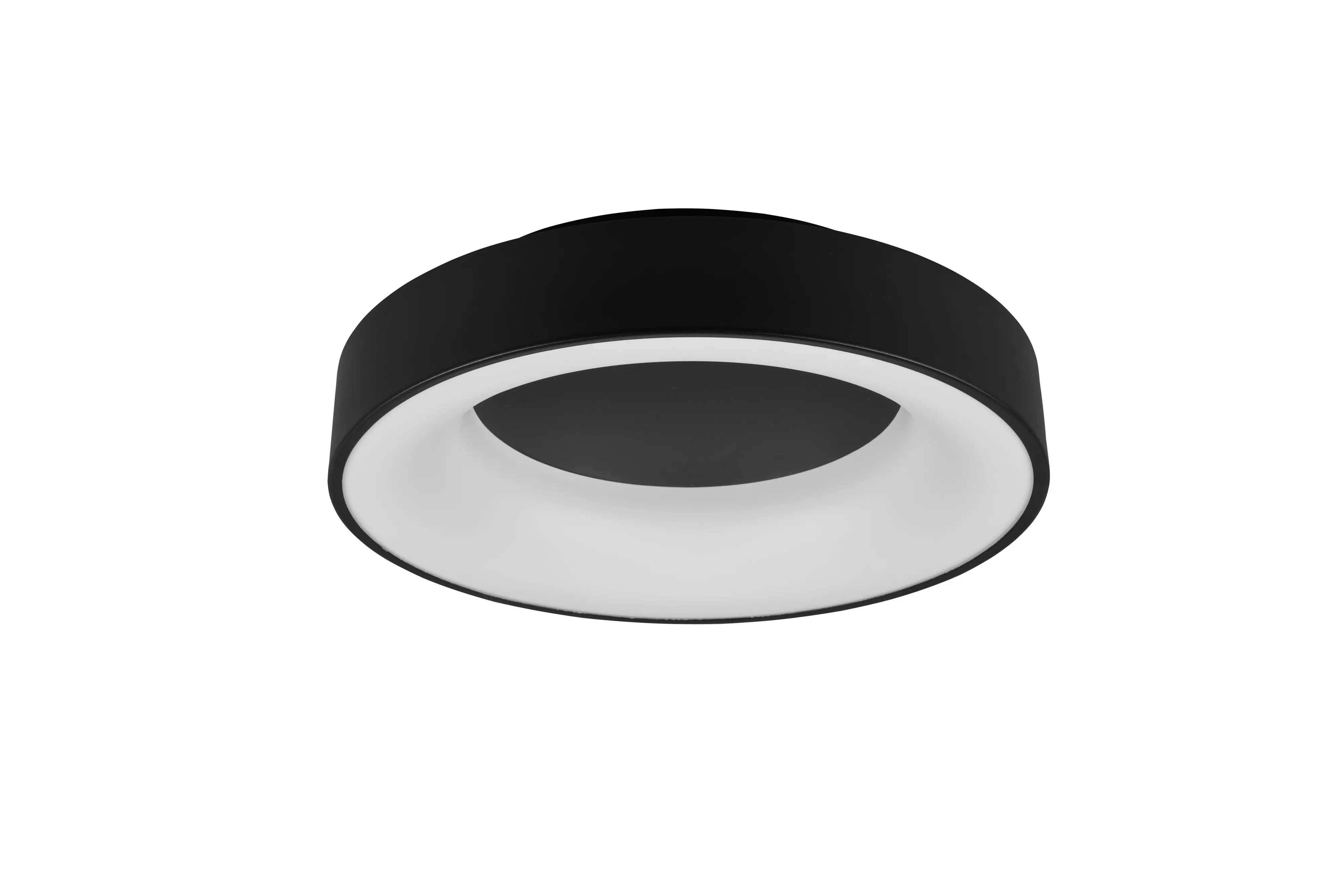Trio LED Deckenleuchte Girona schwarz dimmbar