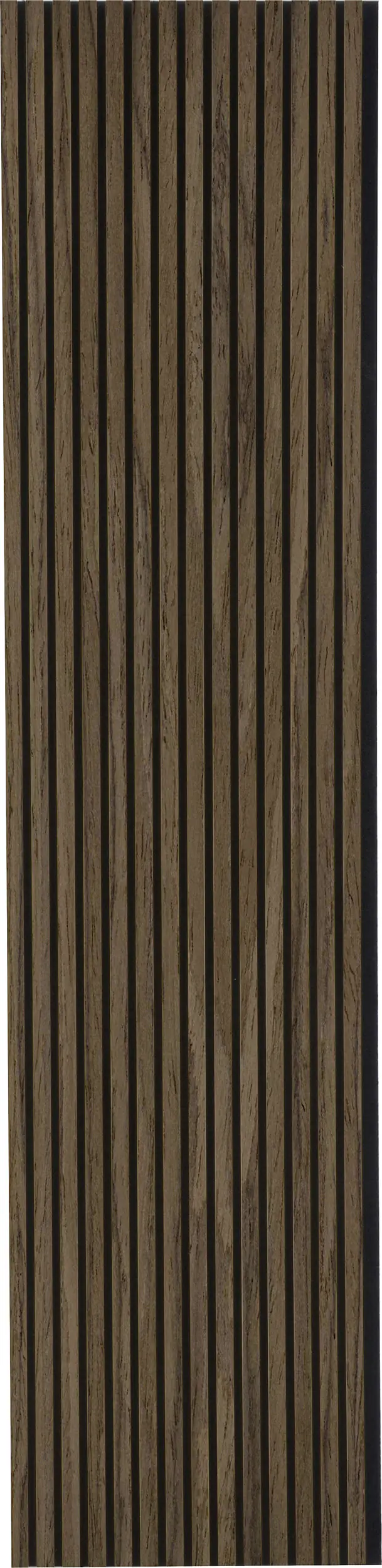 Neuhofer Akustikpaneele Holz furniert dunkelbraun 267 x 1,9 x 57 cm