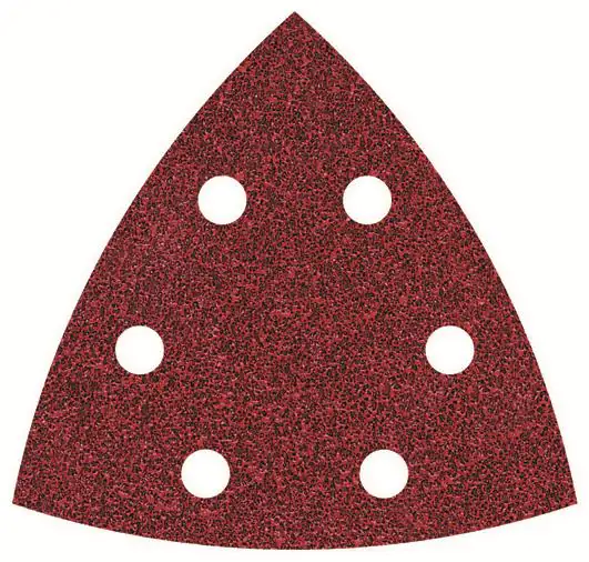 Wolfcraft Haftschleifblätter K60 12 240 für Deltaschleifer 20 Stück