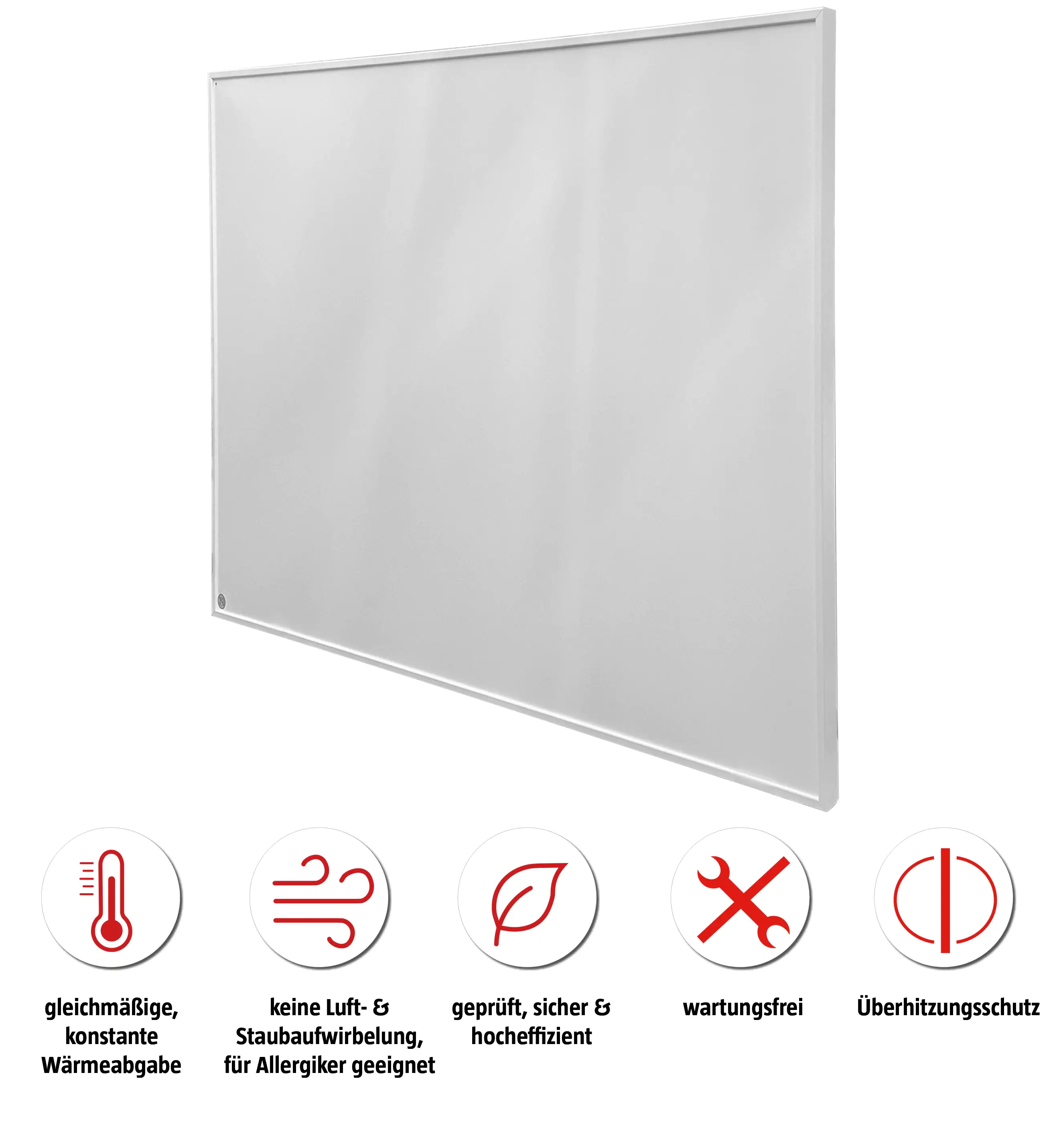 Bella Jolly Infrarotheizkörper ICP909 60x90 cm 600 Watt, weiß