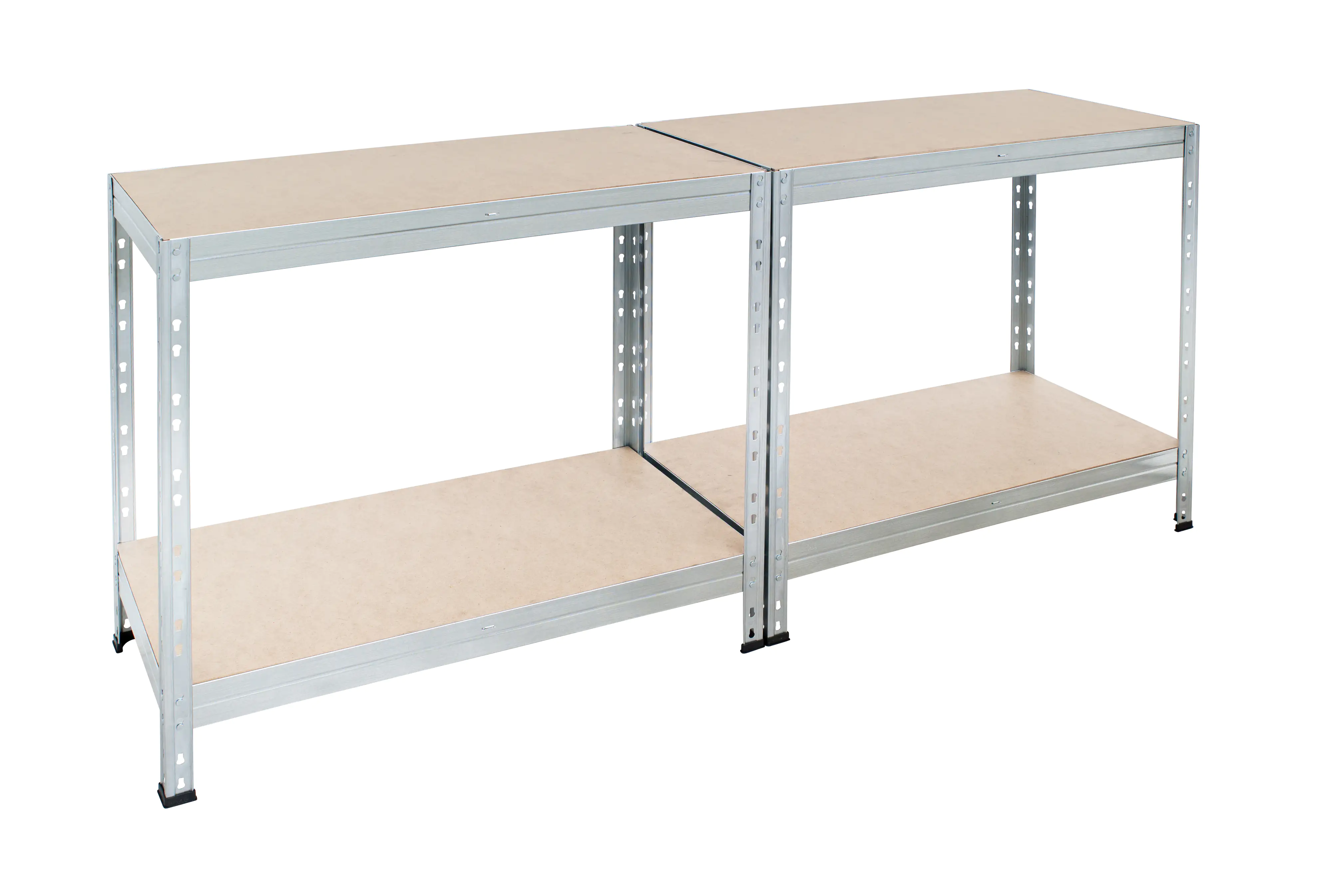 Schwerlastregal 180 x 90 x 45 cm 4 Holzböden 1.000 kg