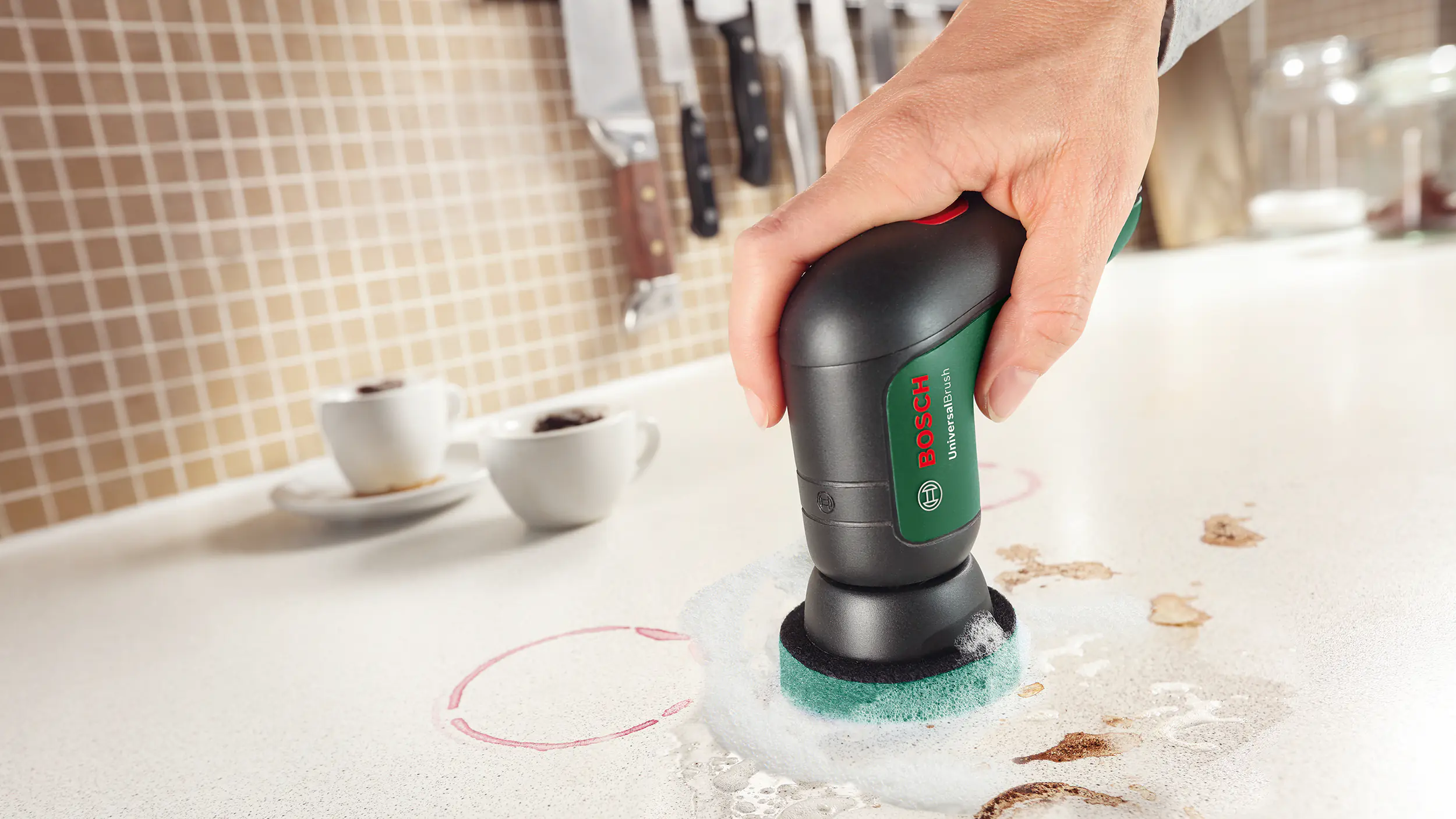 Bosch Reinigungsbürste UniversalBrush Set 3,6V 2,0 Ah