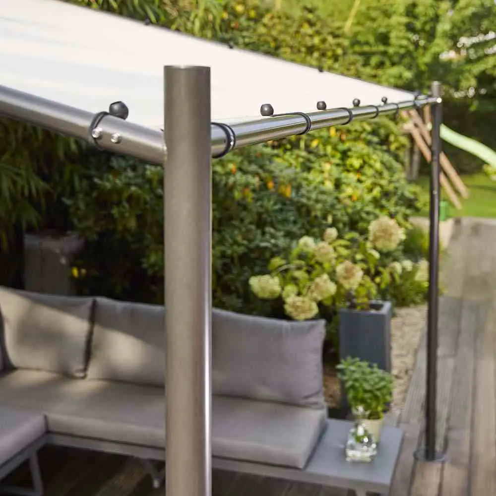 Siena Garden Pavillon Levino 300 x 400 cm grau
