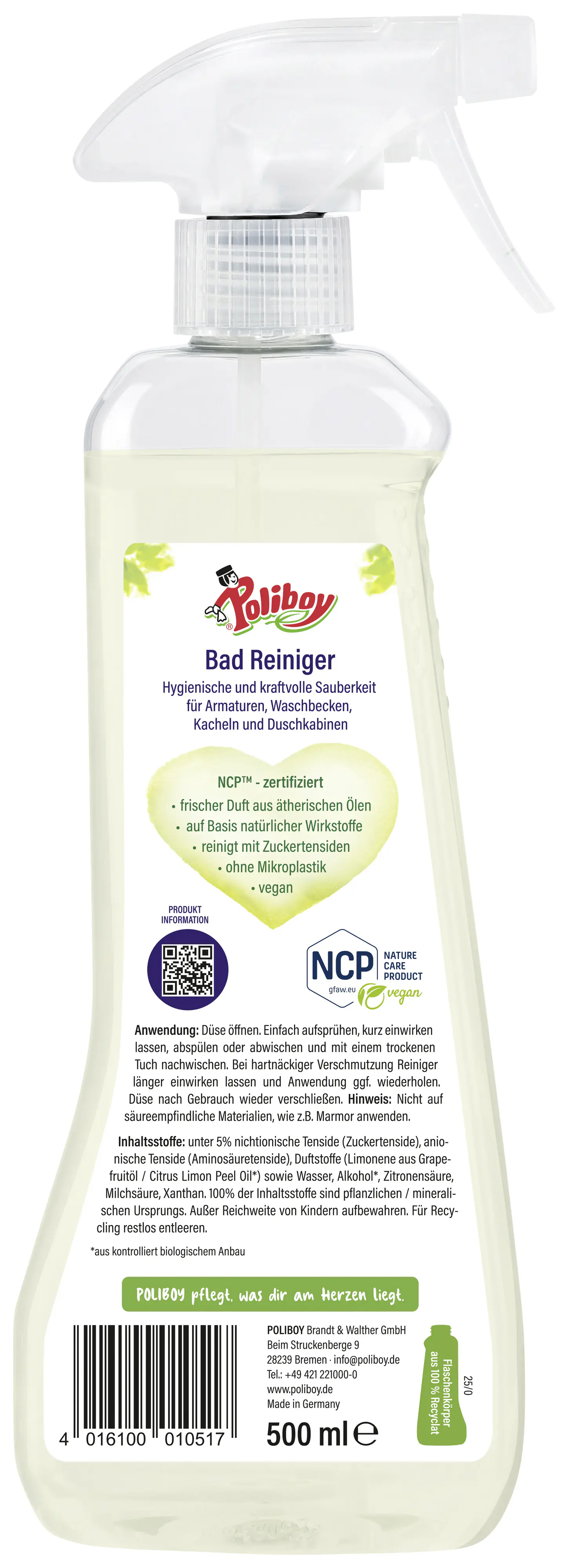 Poliboy Badreiniger 500 ml