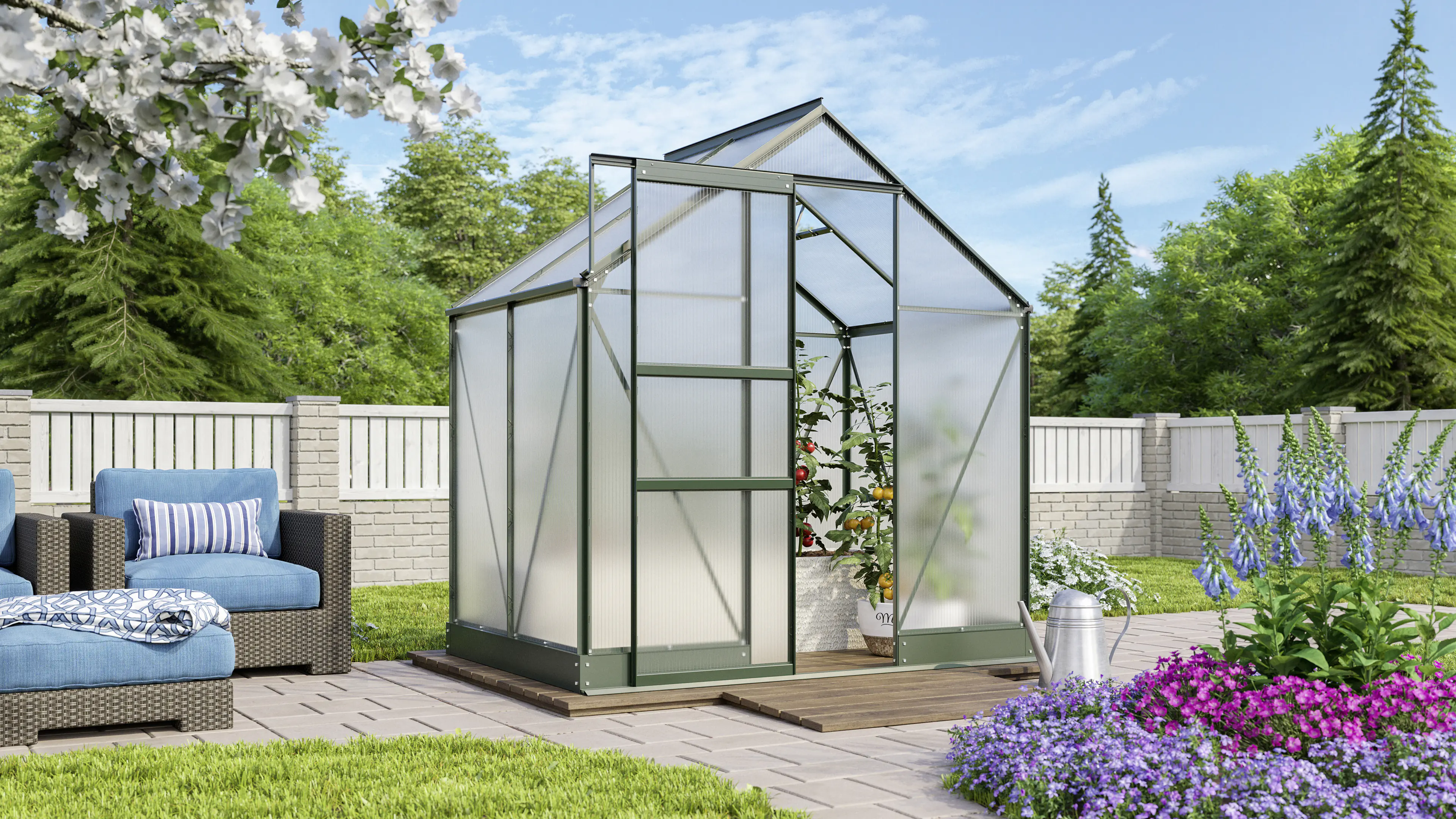 Vitavia Gewächshaus Apollo 2500 195 x 137 cm 6 mm HPK