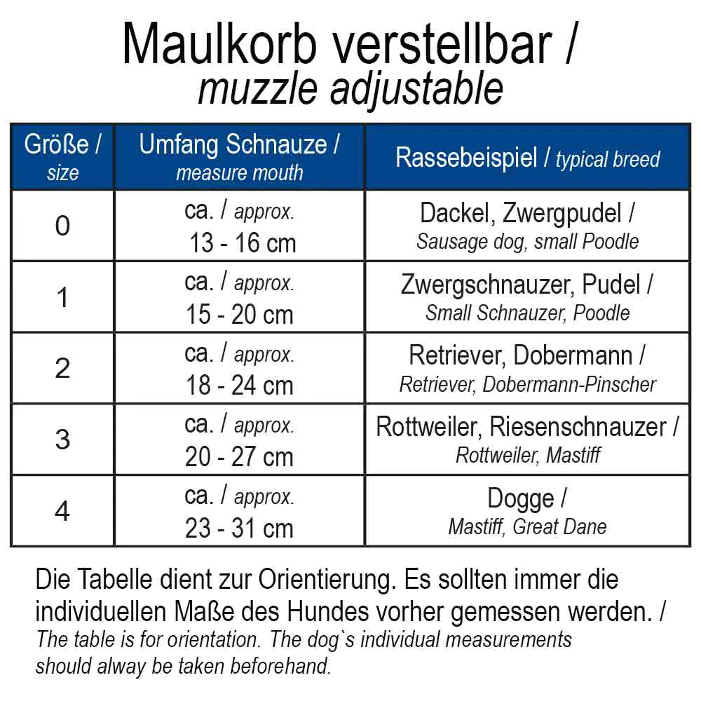 Nobby Hundemaulkorb verstellbar XL rot