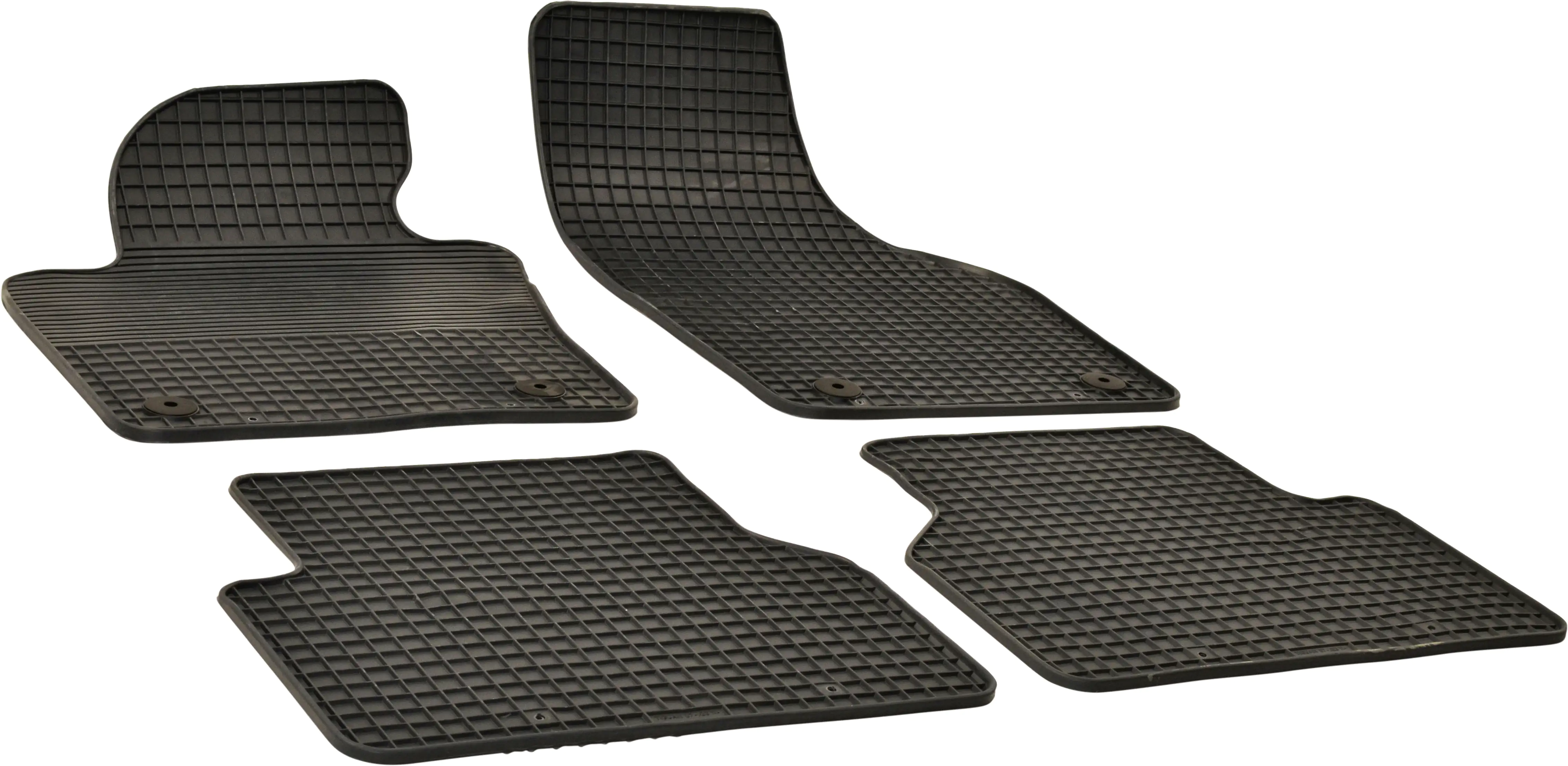 Walser Passform Fußmatten Gummi RubberLine für Audi Q3 (8UB/8UG) 06/2011-10/2018 4-teilig