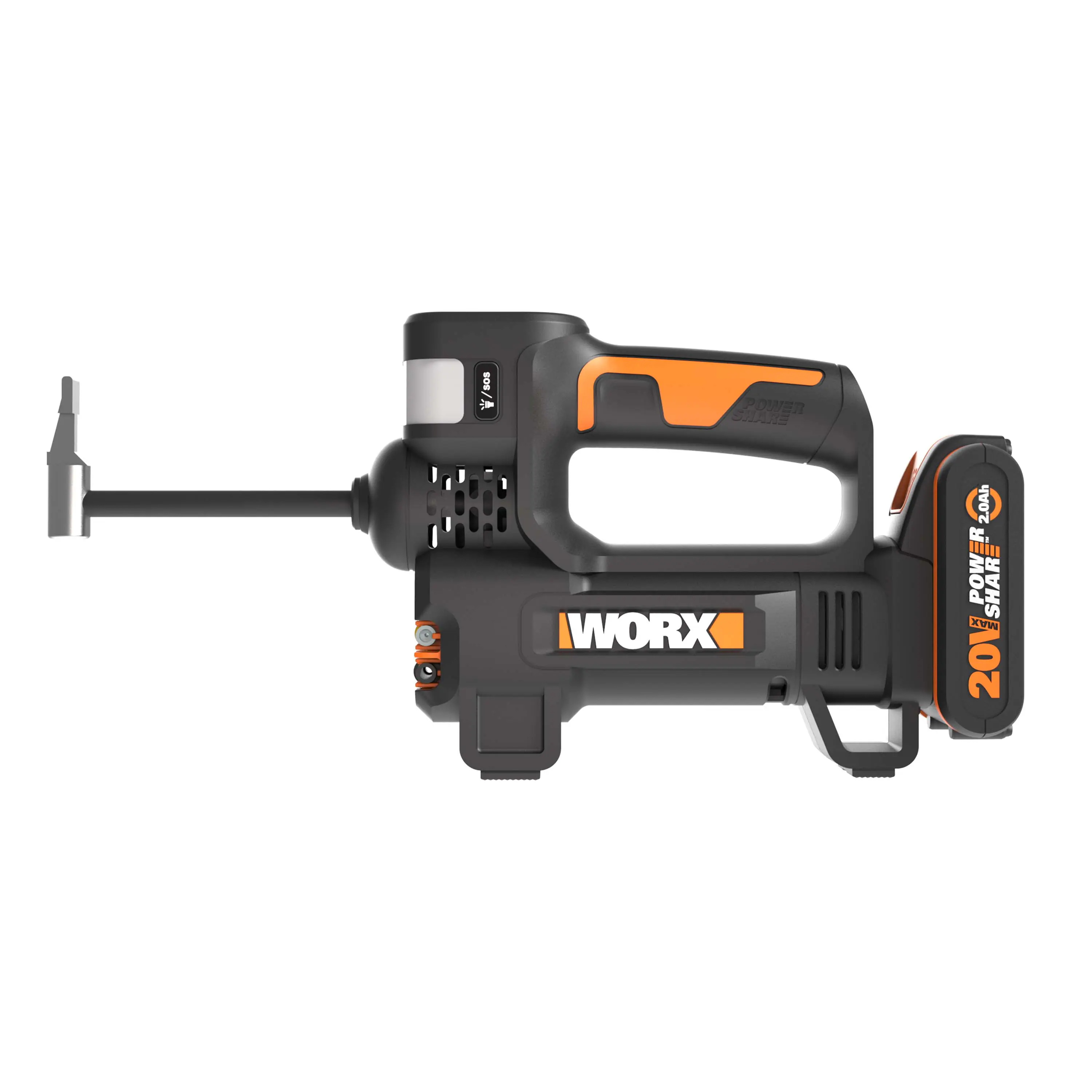 Worx Akku-Kompressor WX092 20 V inkl. Akku 2 Ah & Ladegerät