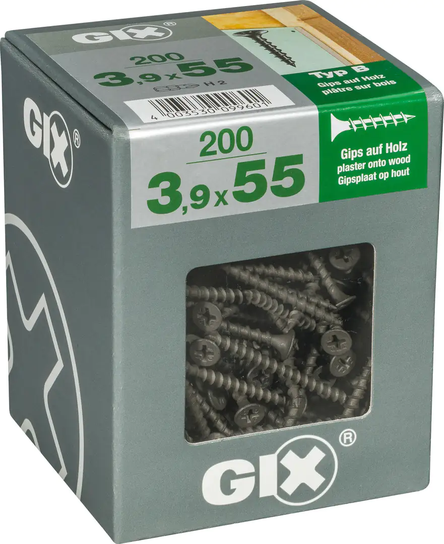 Spax Schnellbauschrauben 3.9 x 55 mm PH 2 Grobgewinde - 200 Stk.