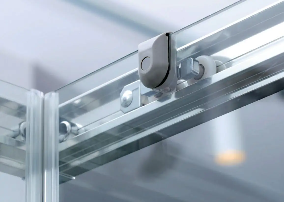 Primaster Runddusche Easy-5 Schiebetür 80 x 80 cm Klarglas chrom