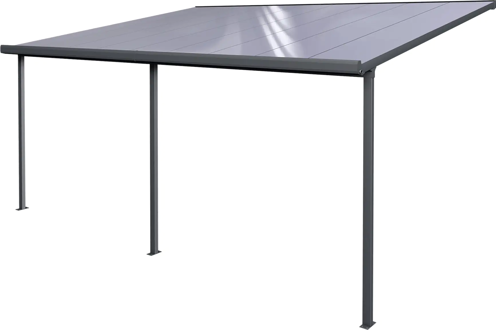 Gutta Terrassenüberdachung Basic 546x306cm anthrazit