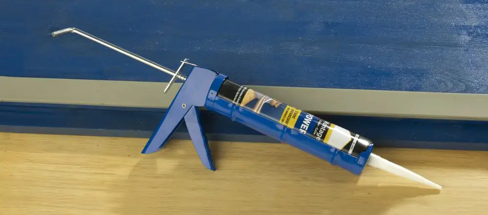 TrendLine Kartuschenpresse Stahl 310 ml blau mit Schnellspannhebel
