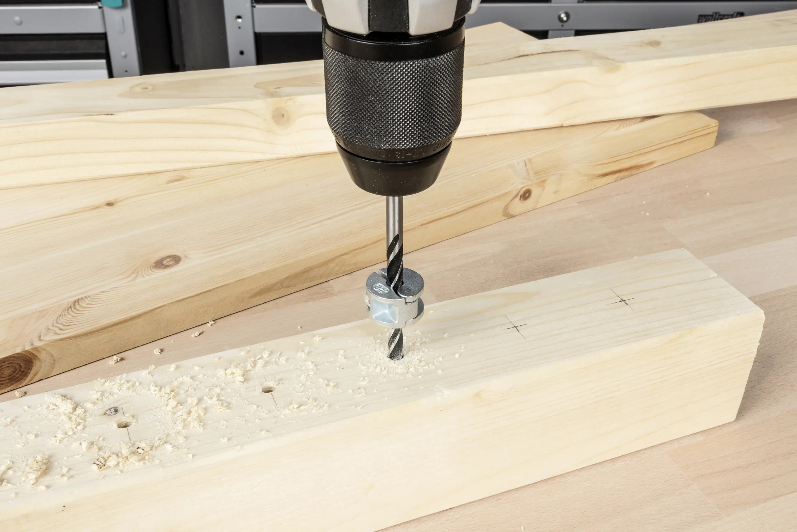 Wolfcraft Tiefenstopp 3-teilig Ø 6, 8, 10 mm