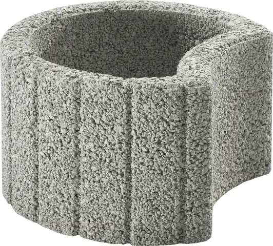 Kann Pflanzstein Klein 35 x 28 x 20 cm grau 56 St. Palettenabnahme