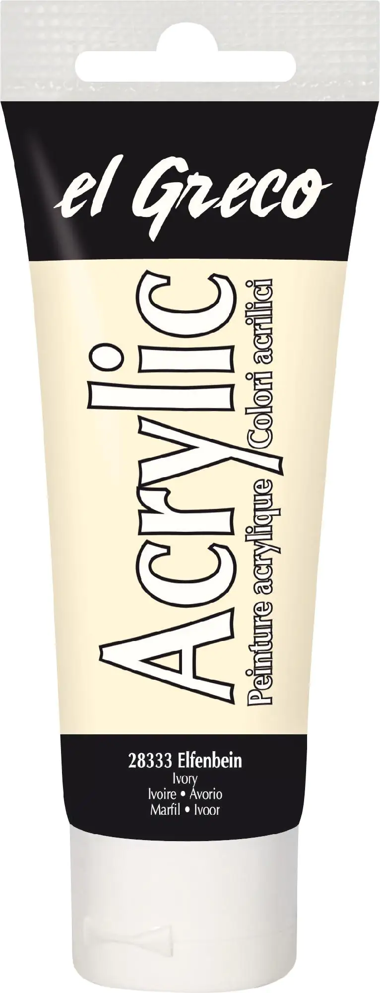 Kreul el Greco Acrylic Tube elfenbein 75 ml