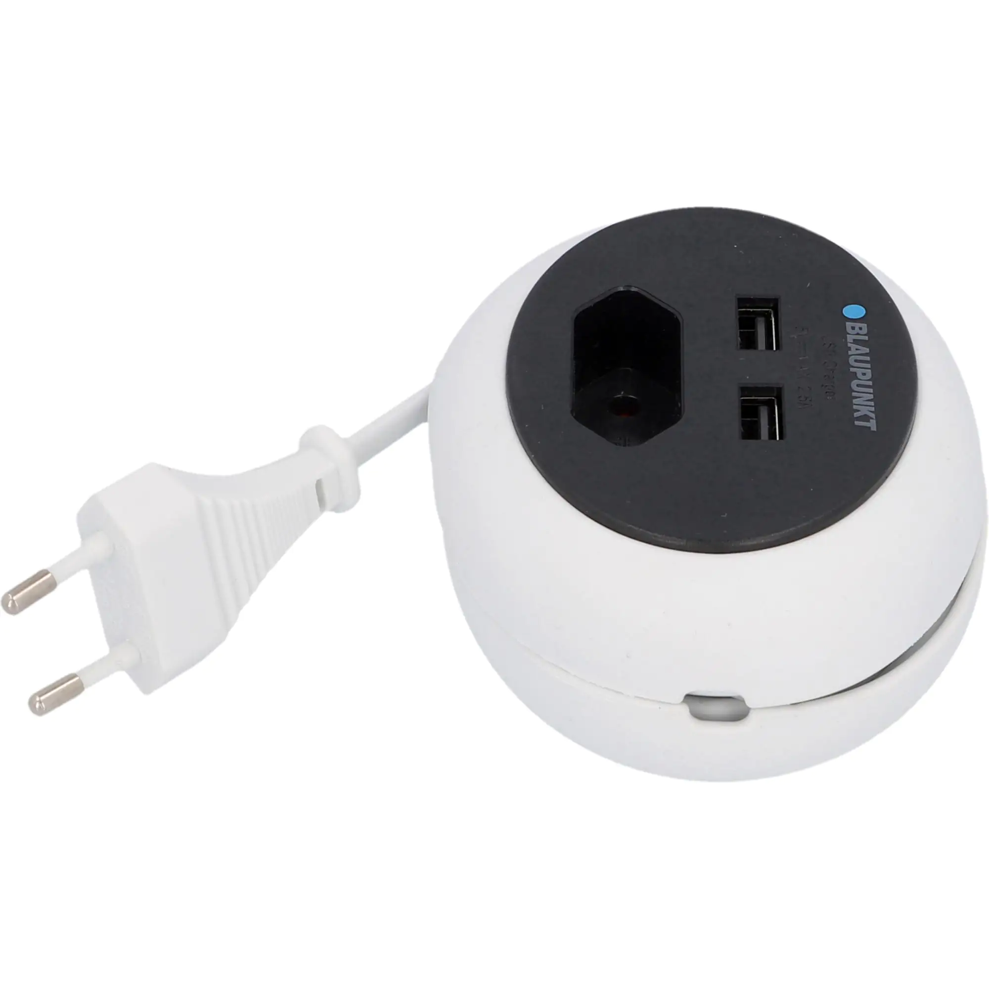 Blaupunkt Steckdosenleiste 1-fach 1,2m für Außen, mit 2x USB mini