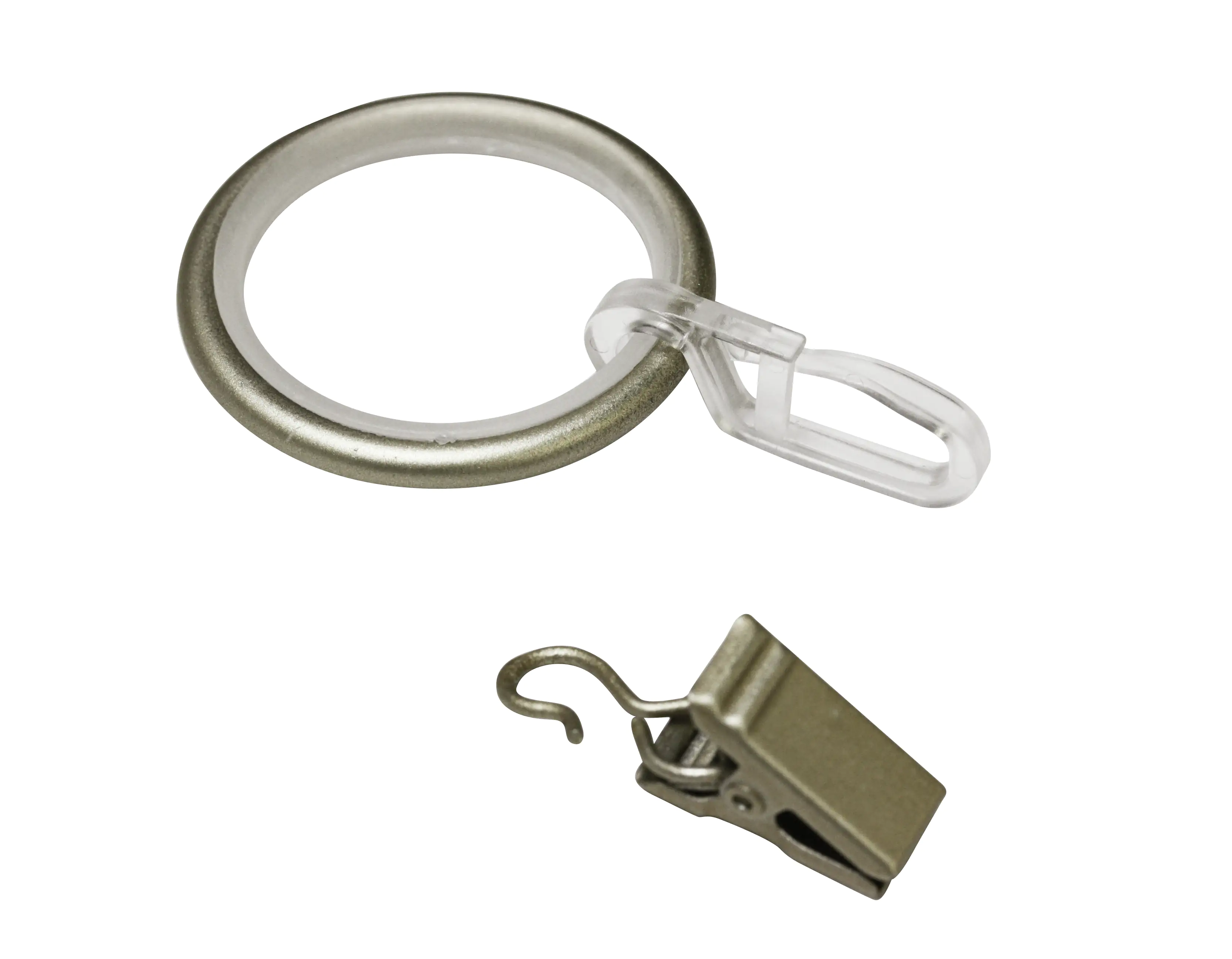 Gardinia Ringe mit Gleiteinlage Kira champagner, Ø 19 mm
