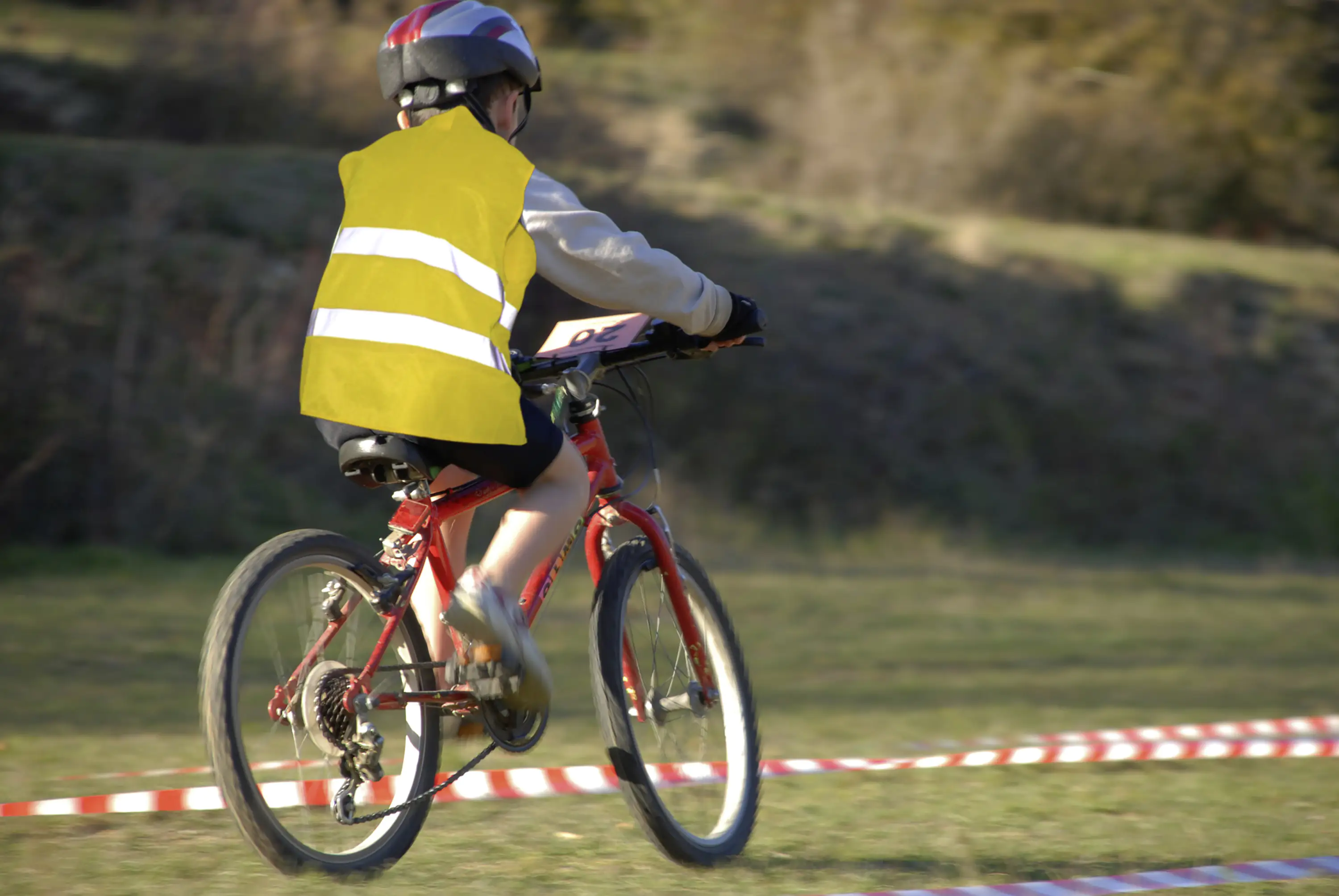 APA Warnweste für Kinder 7-14 Jahre gelb