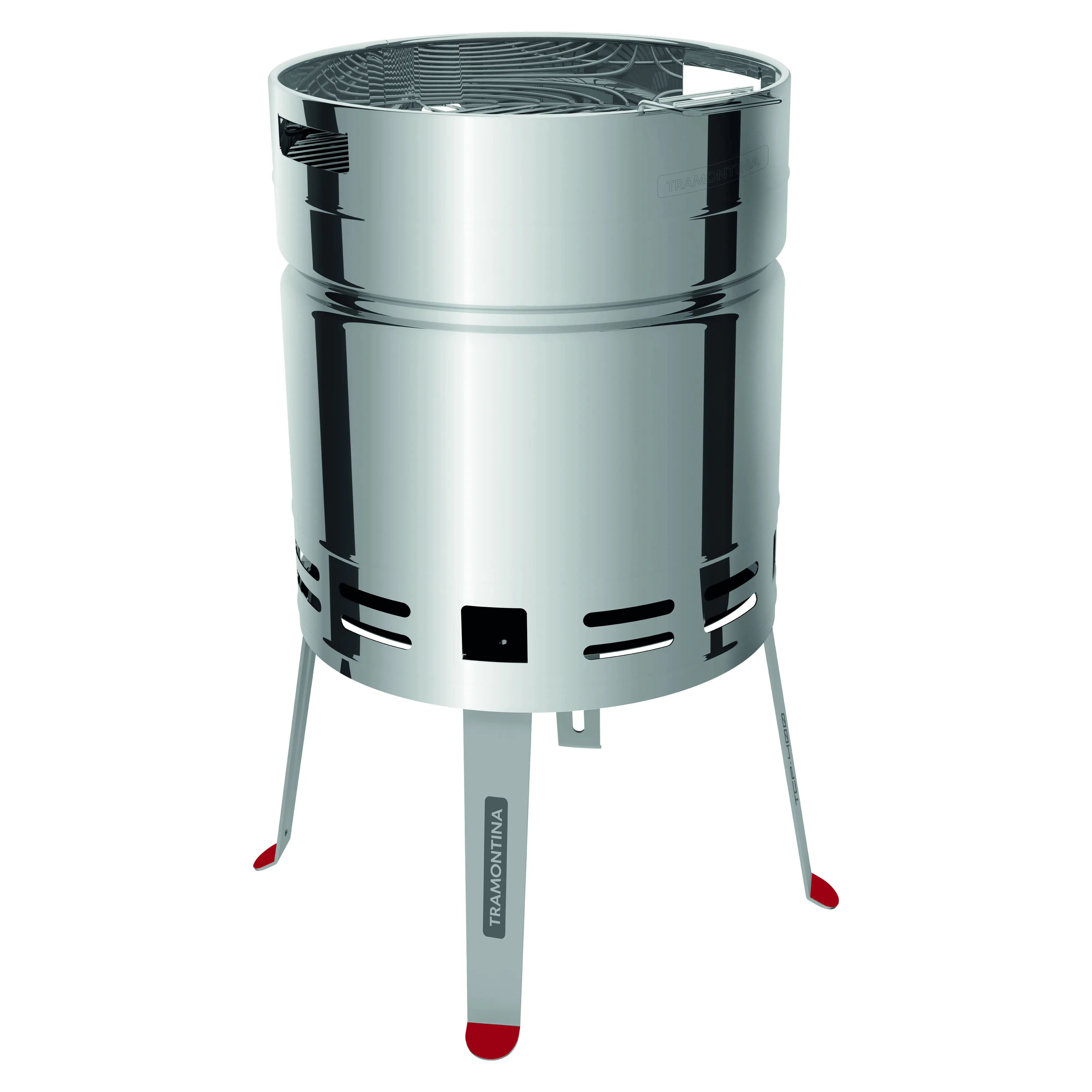 Tramontina Grilltonne Grillfass Edelstahl Cerveja Ø 41 cm