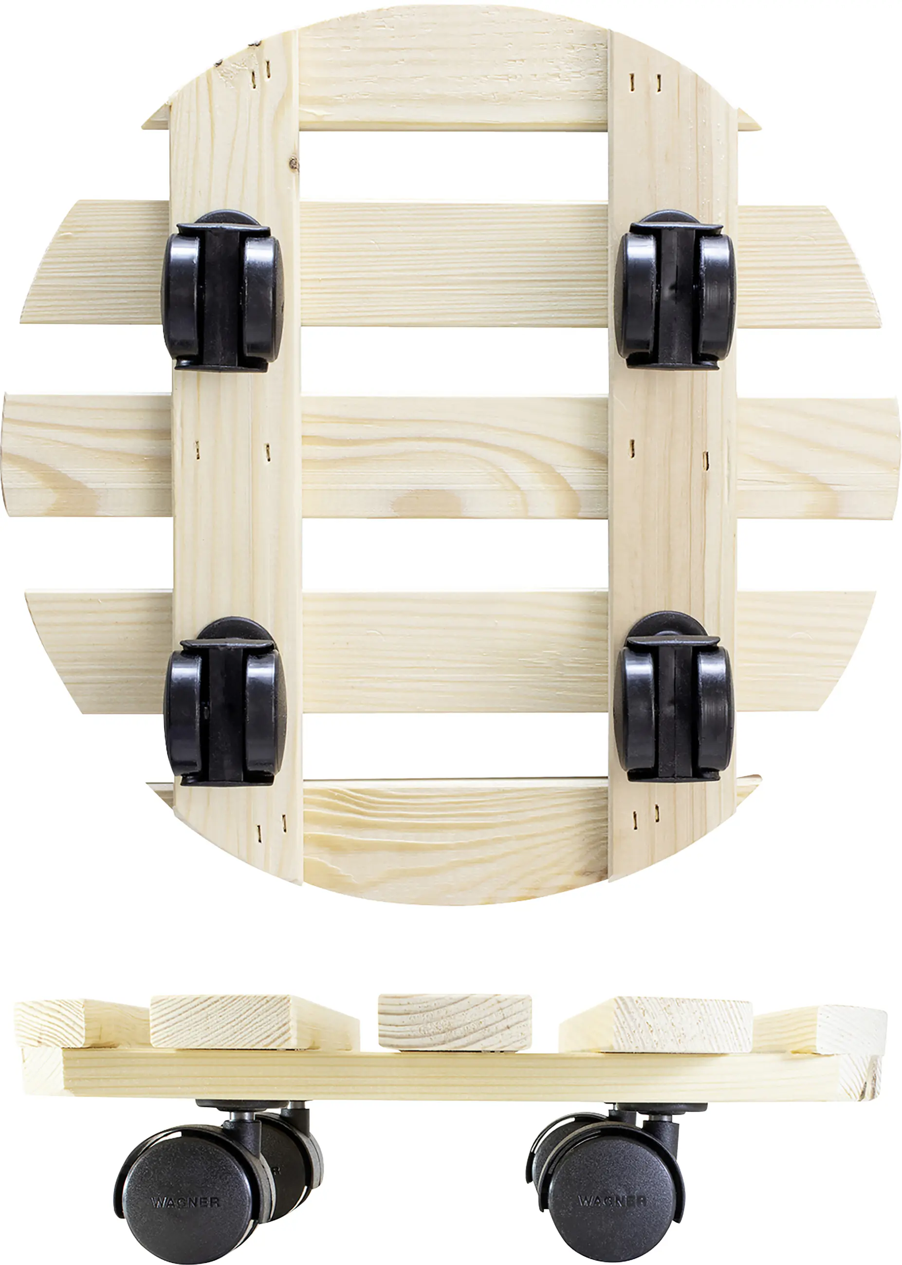 Wagner Multiroller Holz Ø 30 cm natur
