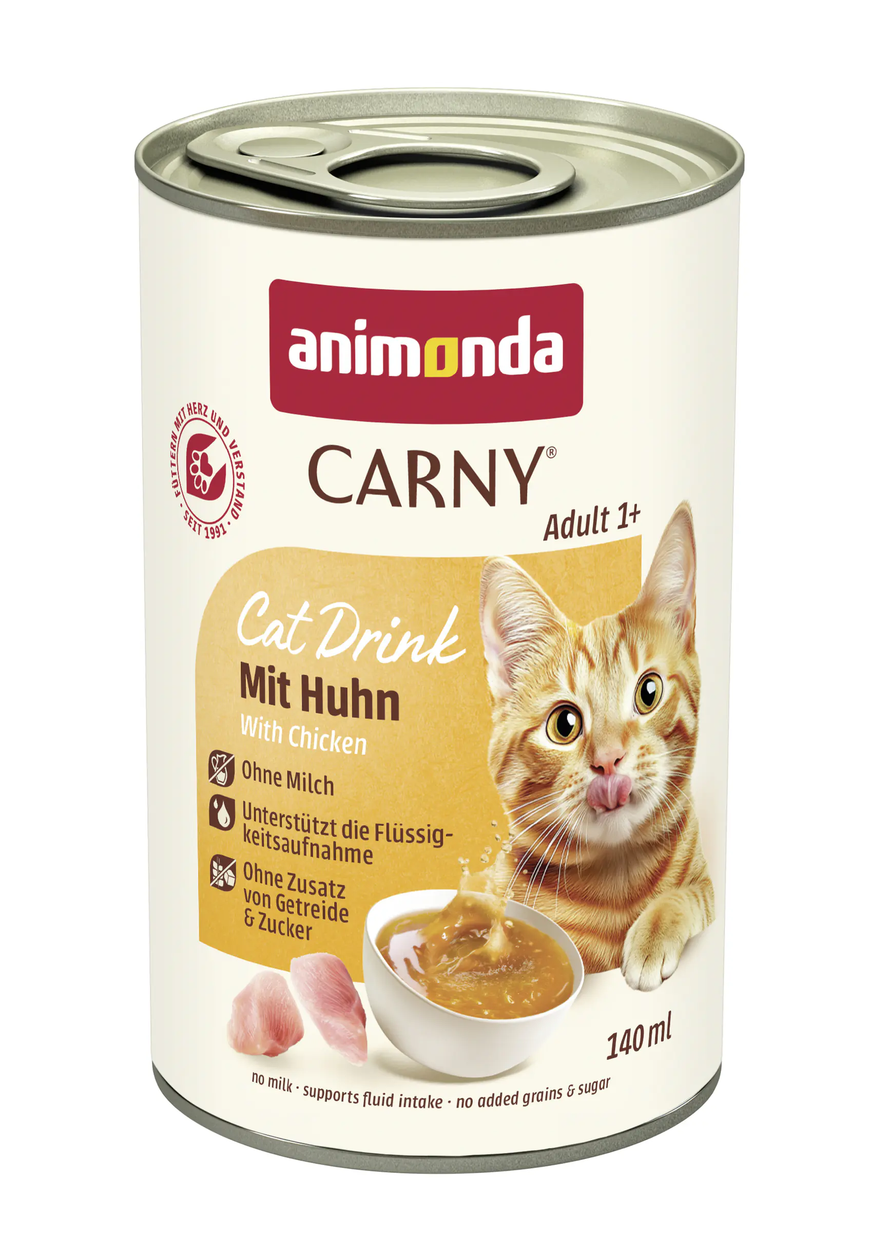 Animonda Carny Cat Drink Katzensnack Adult 140 ml Huhn