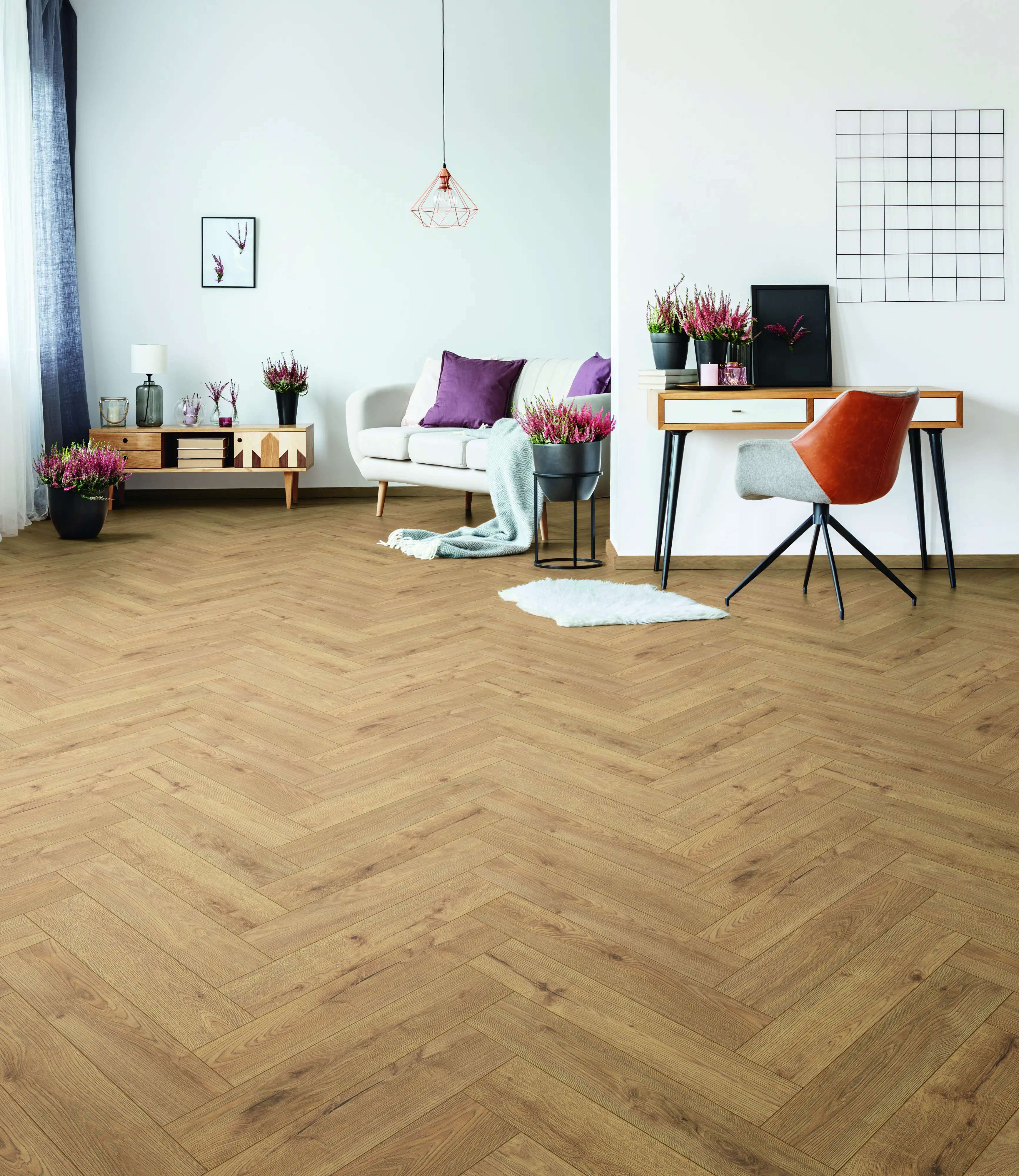 Krono Original Laminat Fischgrät Sundance Oak