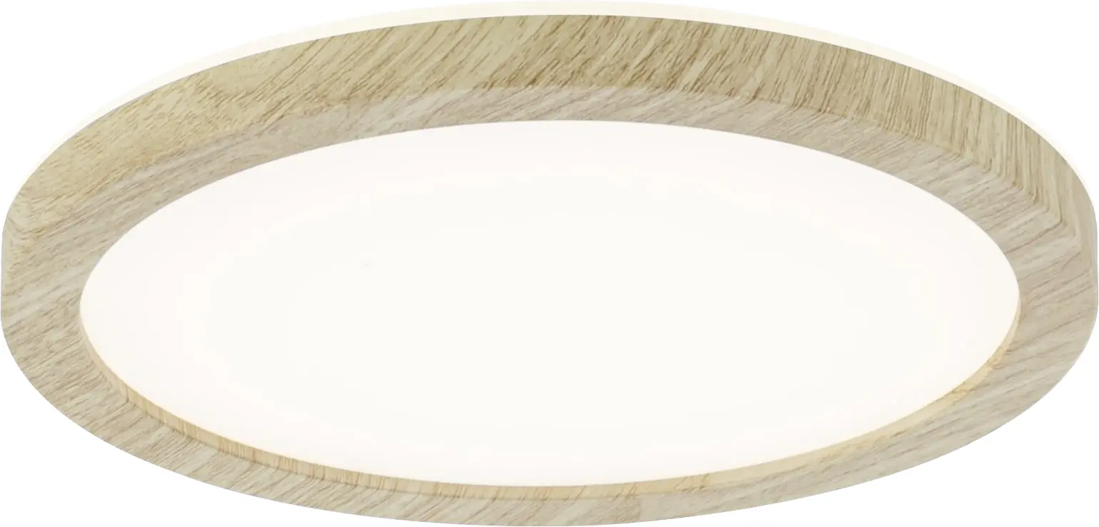 Paulmann LED Deckenleuchte Atria Shine Backlight Holzoptik Ø 19cm