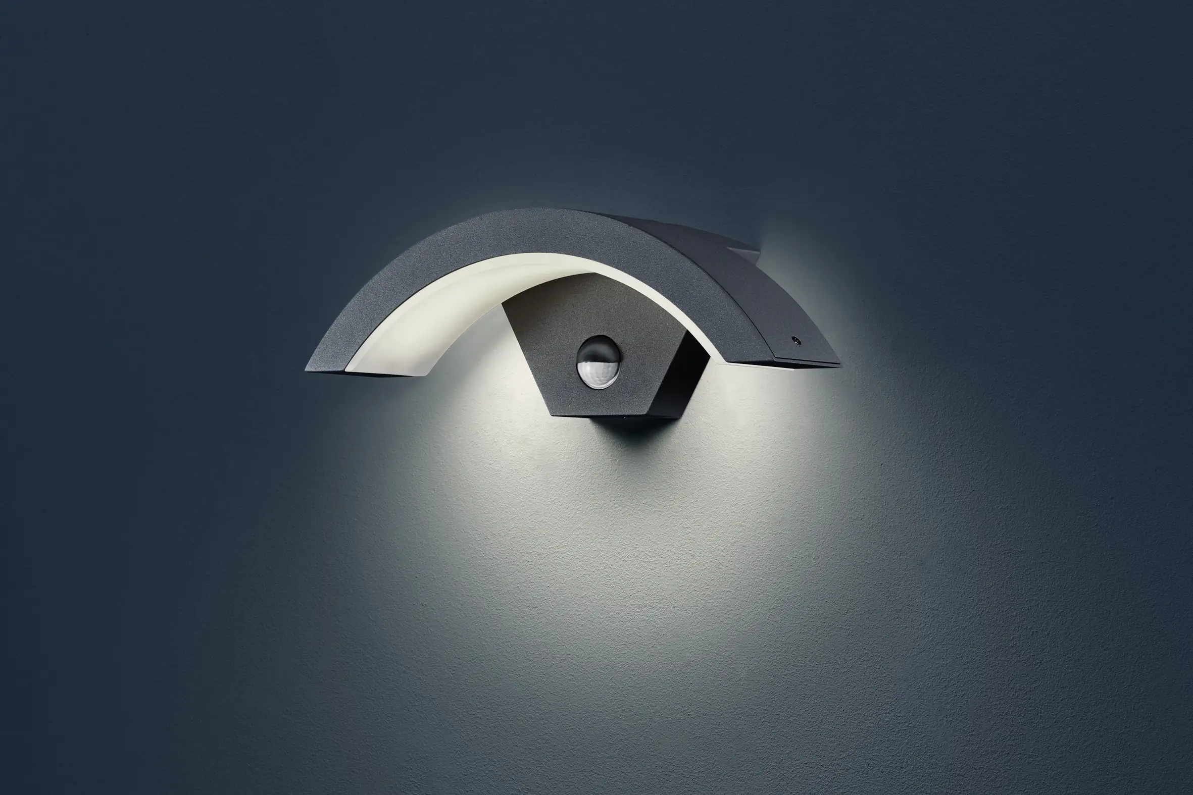 Trio Leuchten LED Sensor-Außen-Wandleuchte Ohio anthrazit Bewegungsmelder