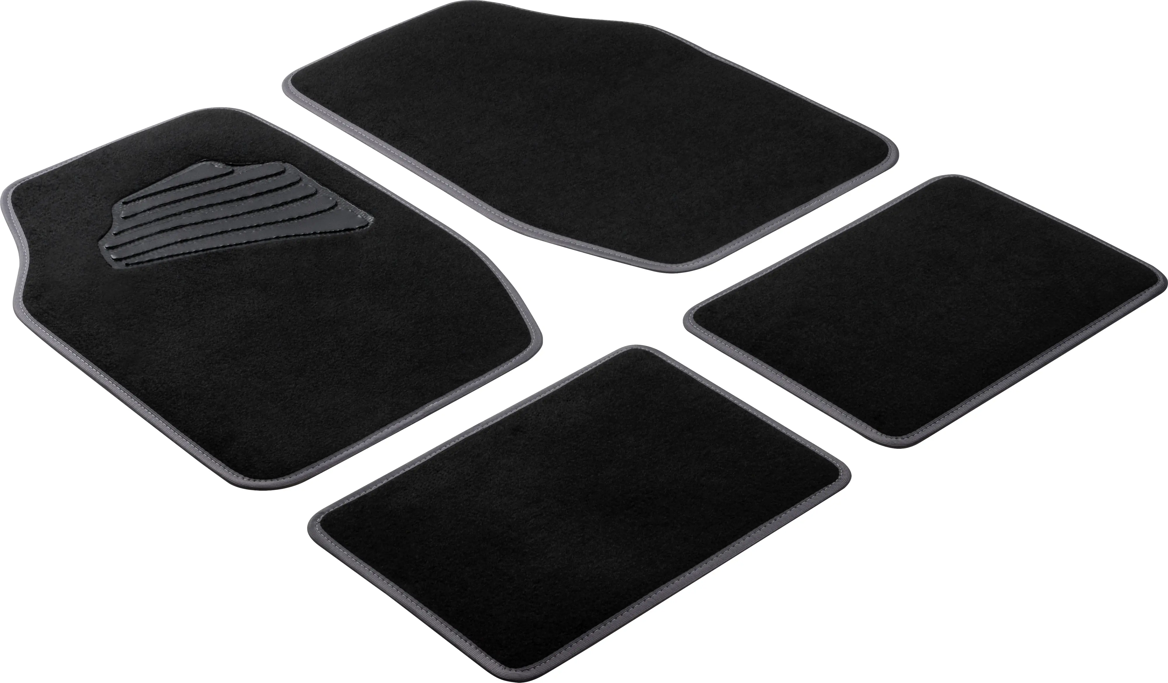 Walser Universal Fußmatten Matrix Komplett-Set schwarz grau