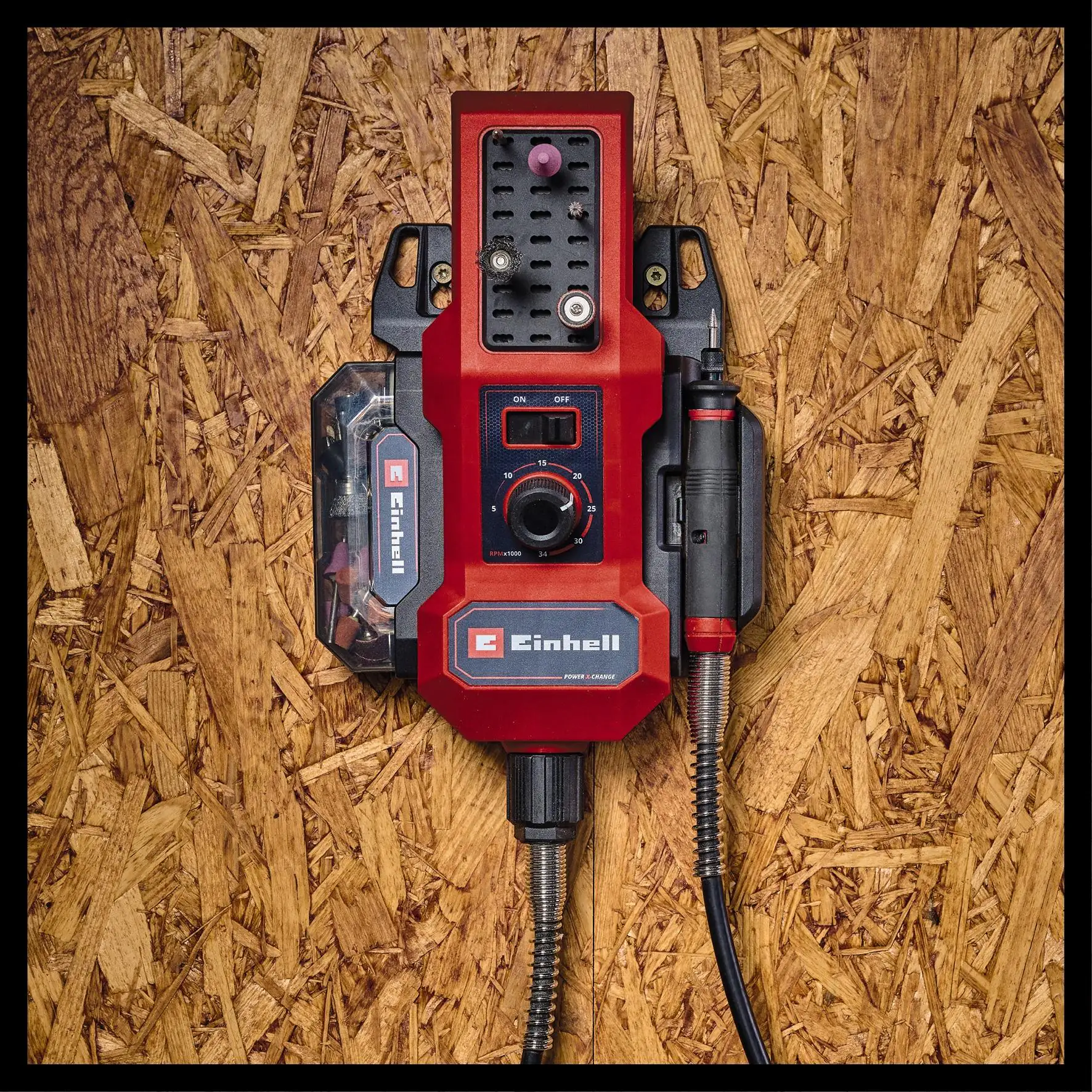 Einhell Akku-Schleif-Gravur-Werkzeug TE-MT 18/34 Li Solo 18 V