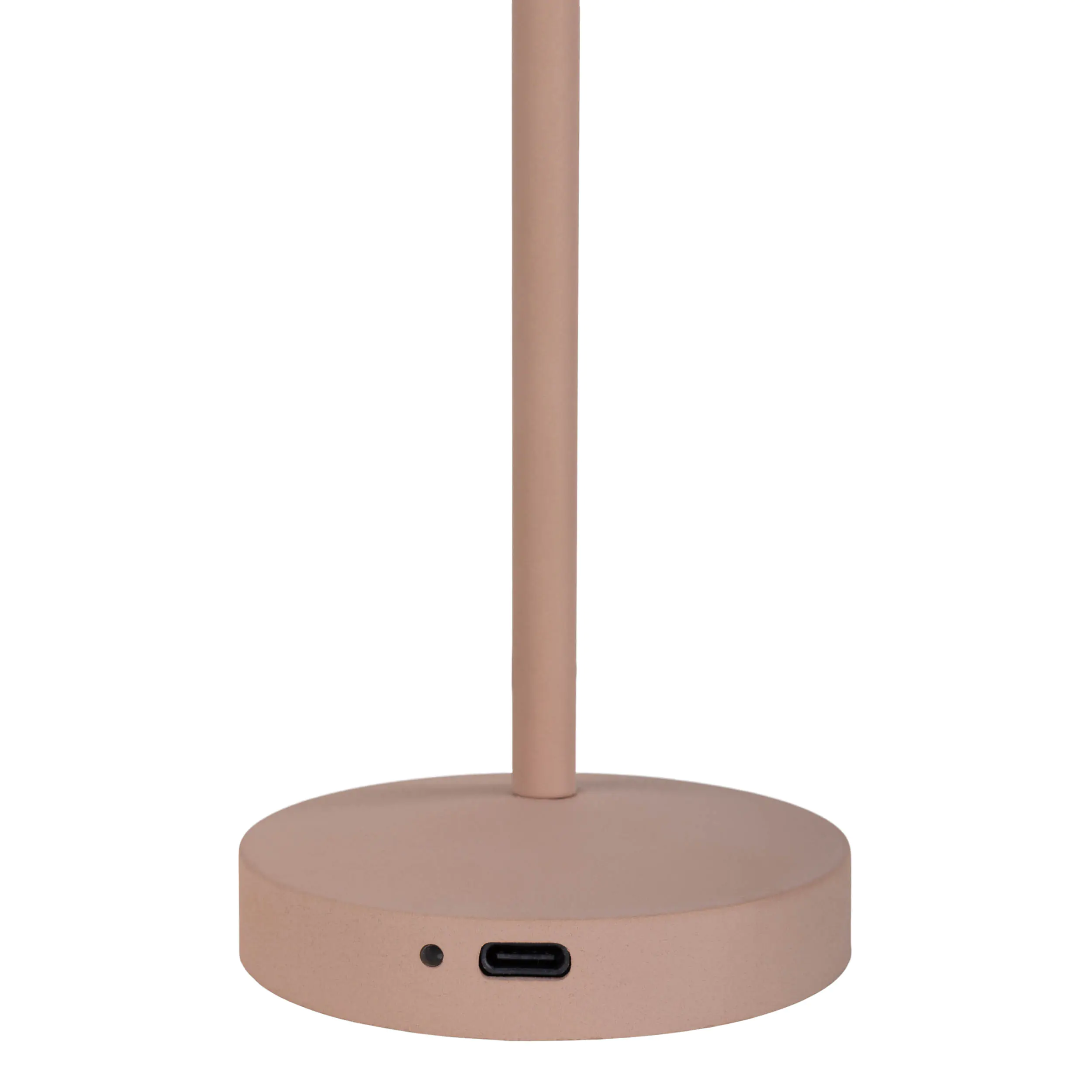 Light & More LED Akku-Tischleuchte Gomba beige dimmbar