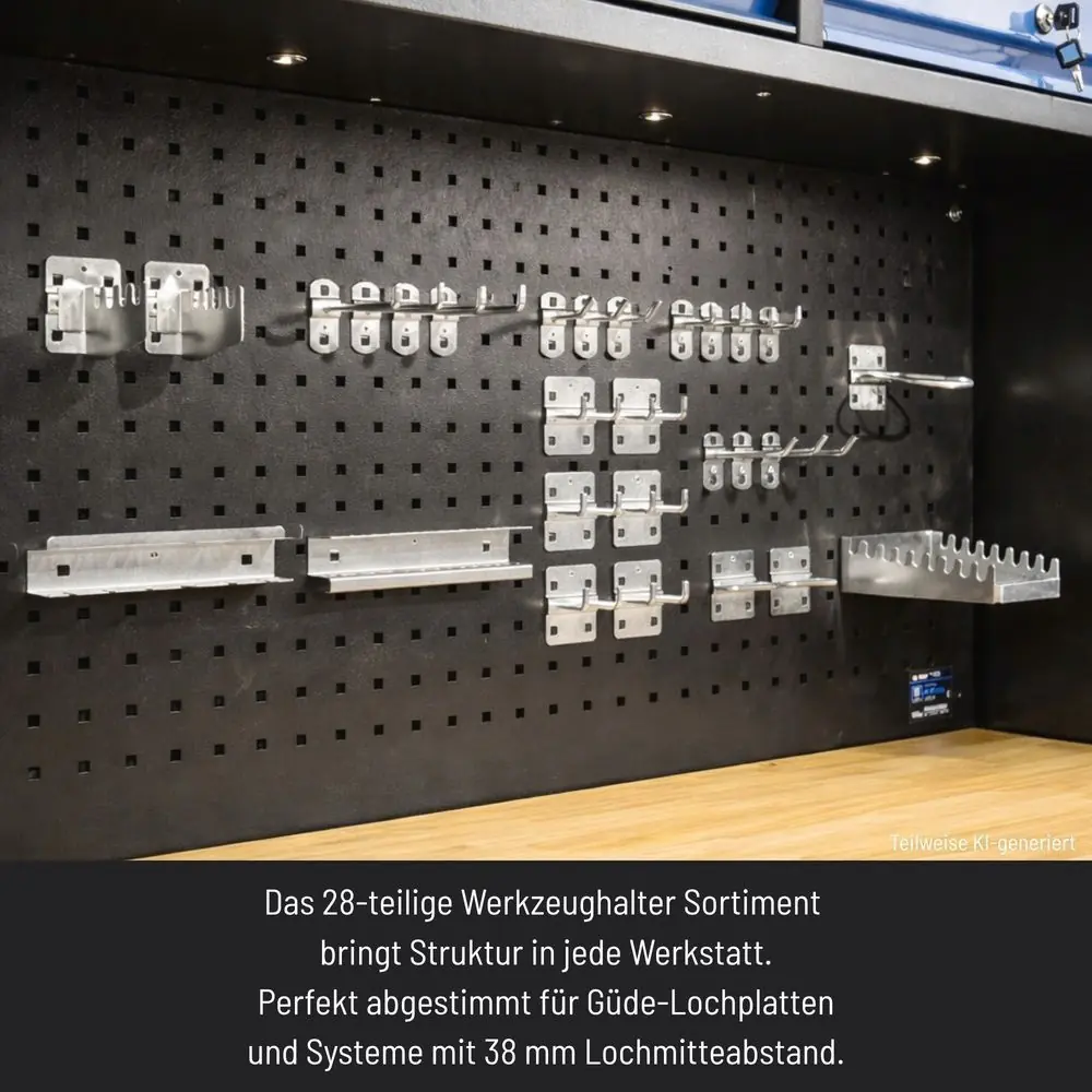 Güde Werkzeughaltersortiment 28-teilig
