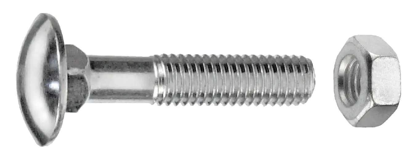 Connex Schlossschrauben M4 x 50 mm - 8 Stück verzinkt