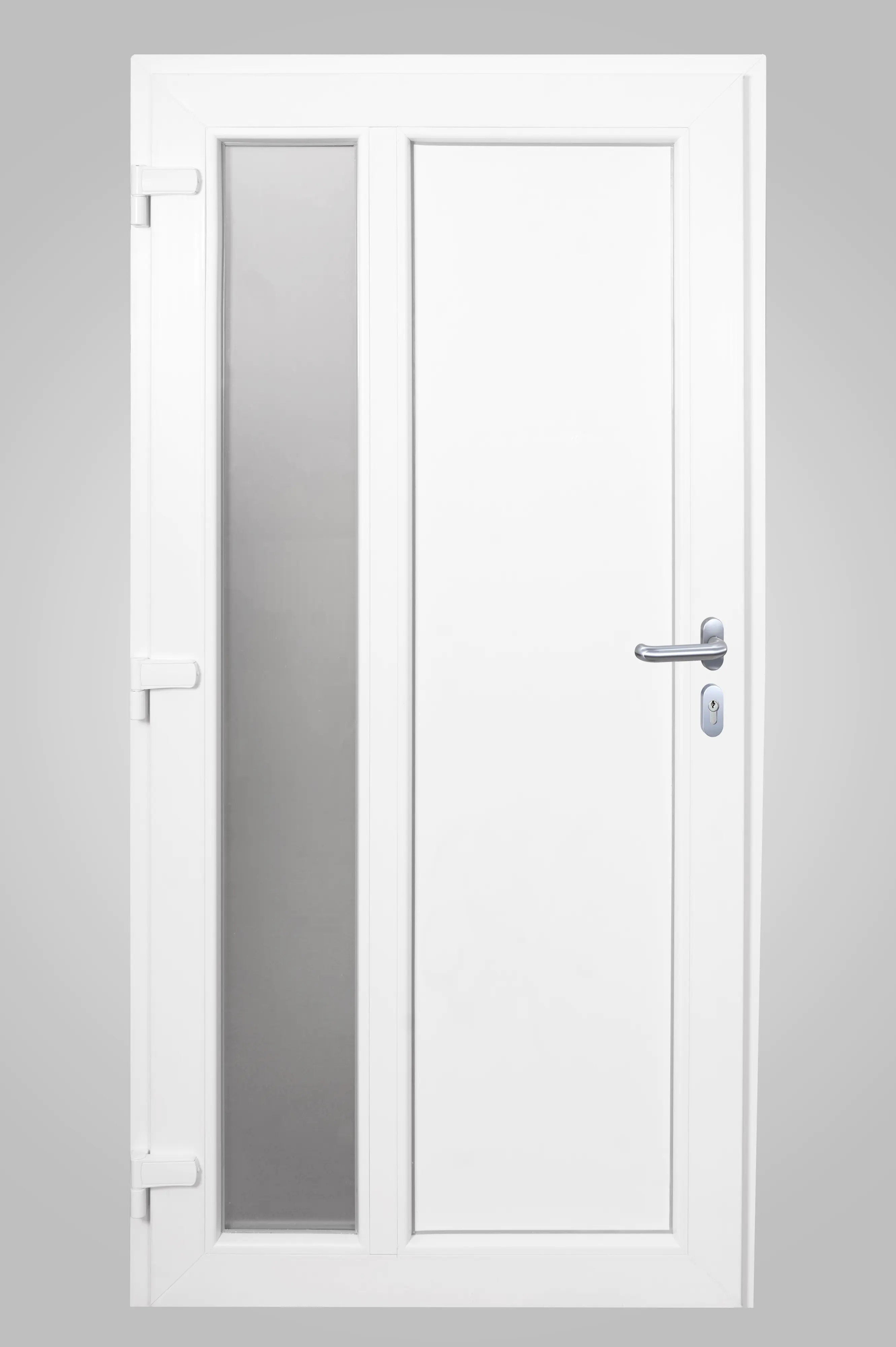 Panto Haustür Modell K 011 DIN links weiß 110 x 210 cm 