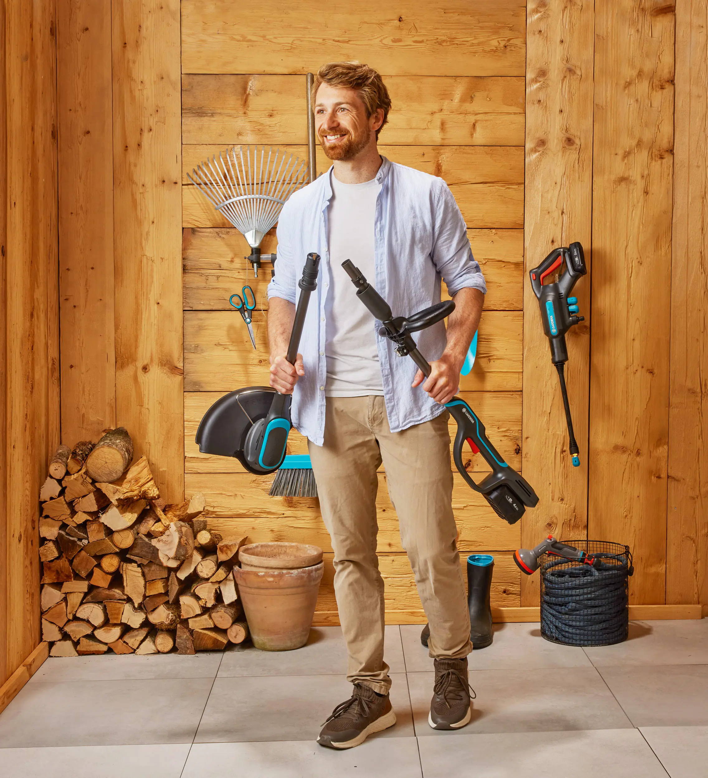 Gardena Akku Rasentrimmer PowerTrim 30/18V