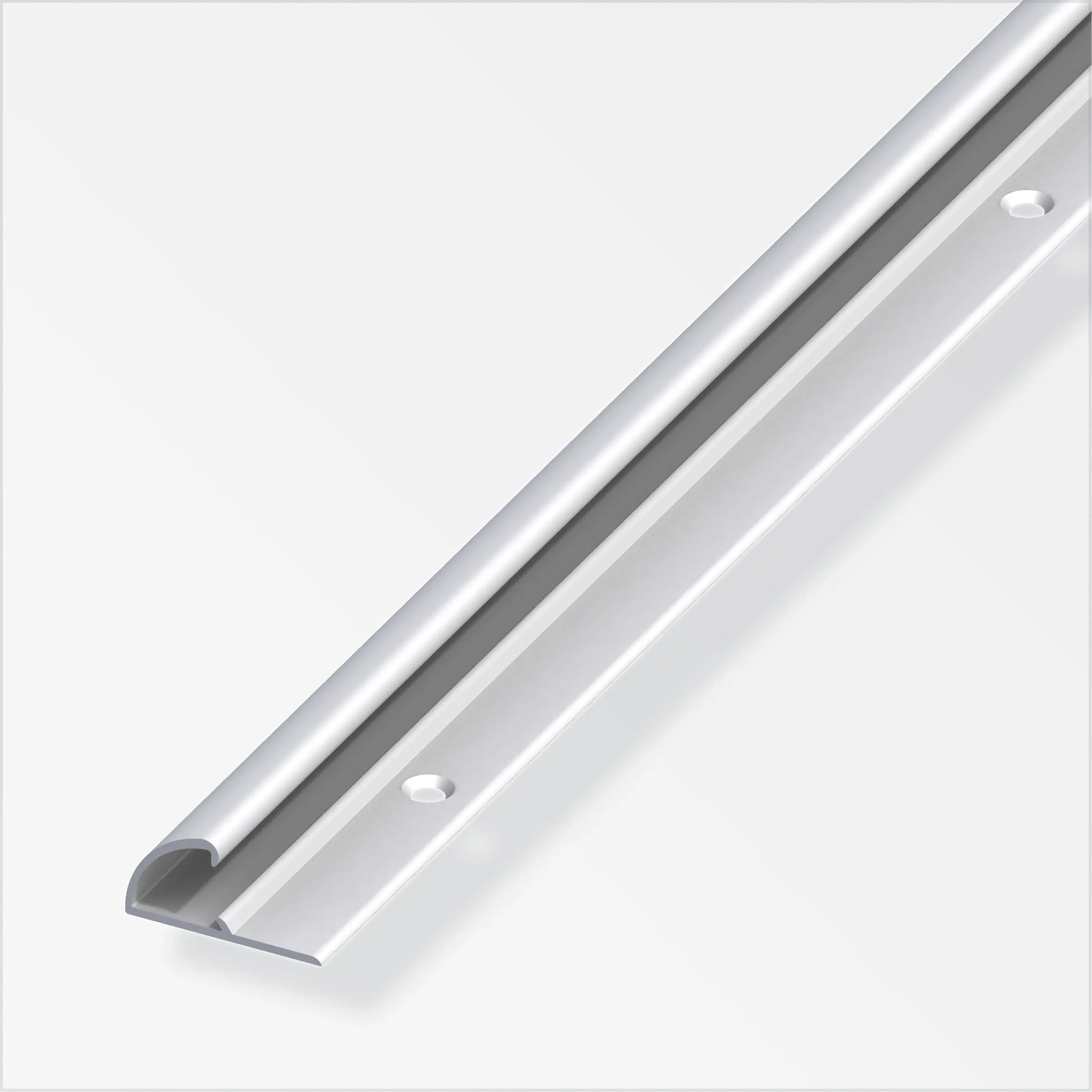 alfer Einfassprofil 2 m, 26 x 13 mm Aluminium eloxiert silber