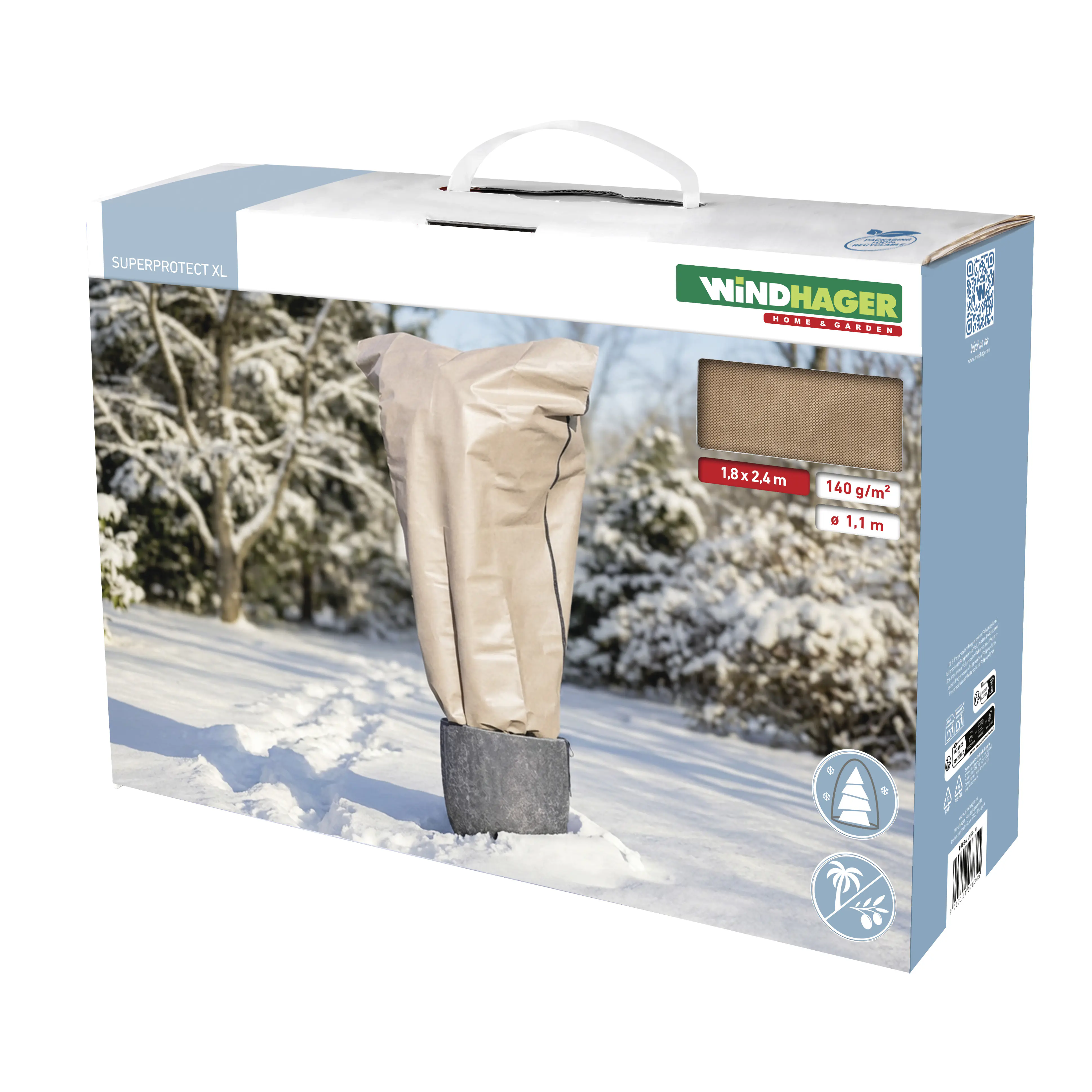 Windhager Winterschutz für Pflanzen Schutzhaube S-prot 180 x 240 cm beige